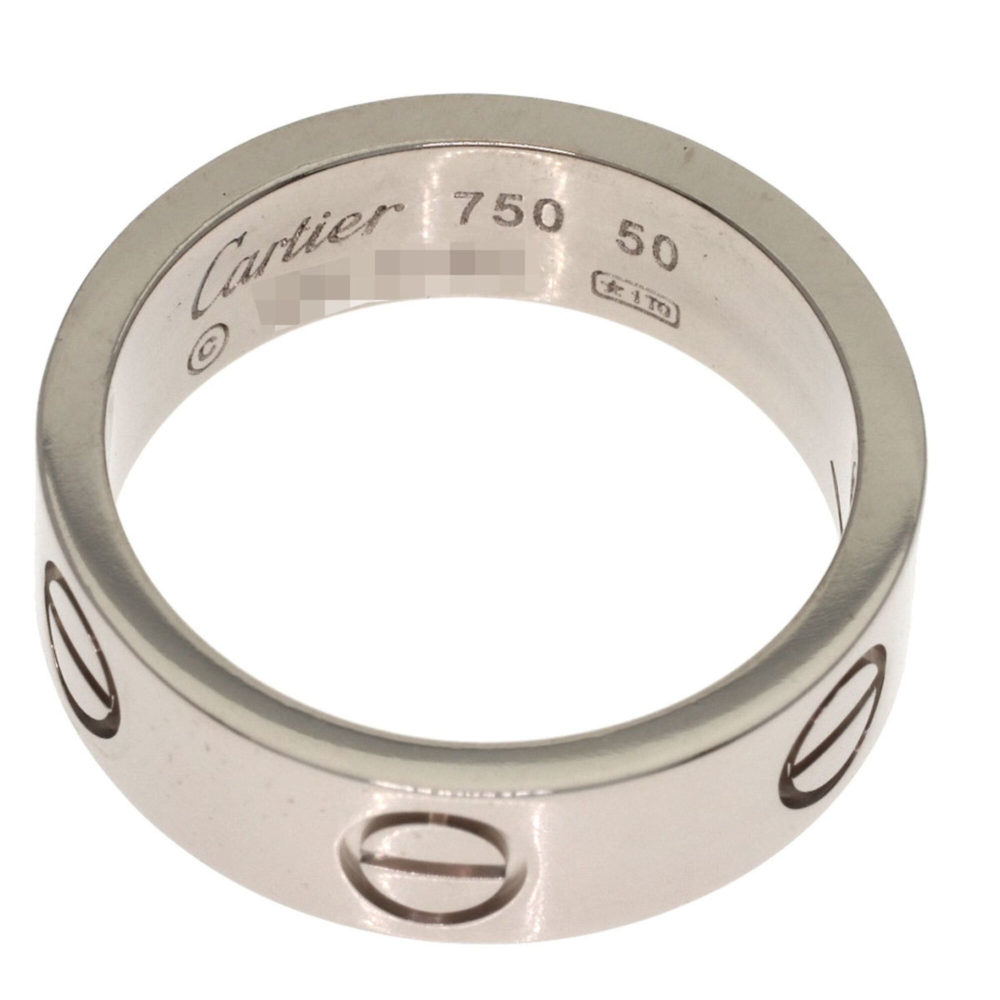 Cartier Cartier Love Ring #50, 18K White Gold, Women's Ring, CARTIER Size ONE SIZE - 4 Thumbnail