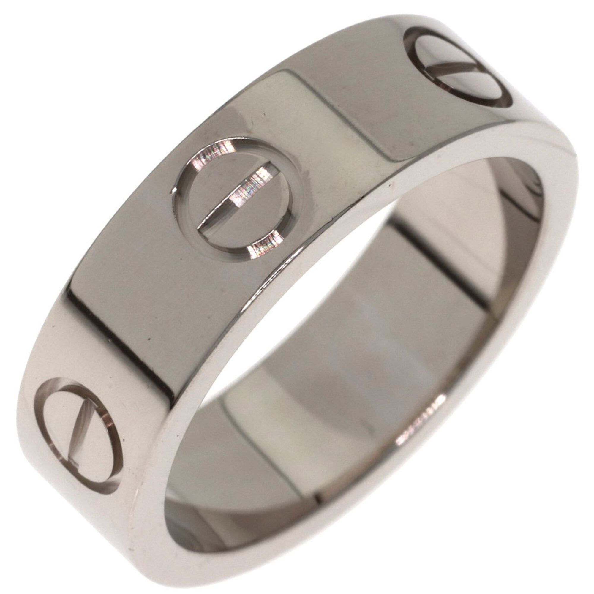 Cartier Cartier Love Ring #50, 18K White Gold, Women's Ring, CARTIER Size ONE SIZE - 2 Thumbnail