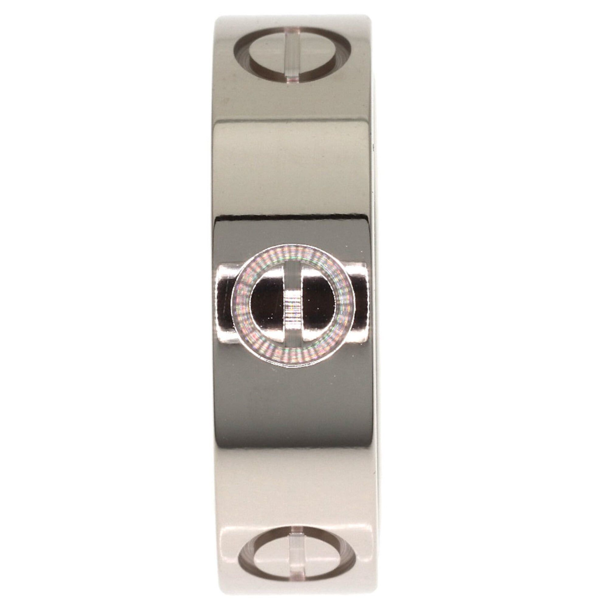 Cartier Cartier Love Ring #53, 18K White Gold, Women's Ring, CARTIER Size ONE SIZE - 3 Thumbnail