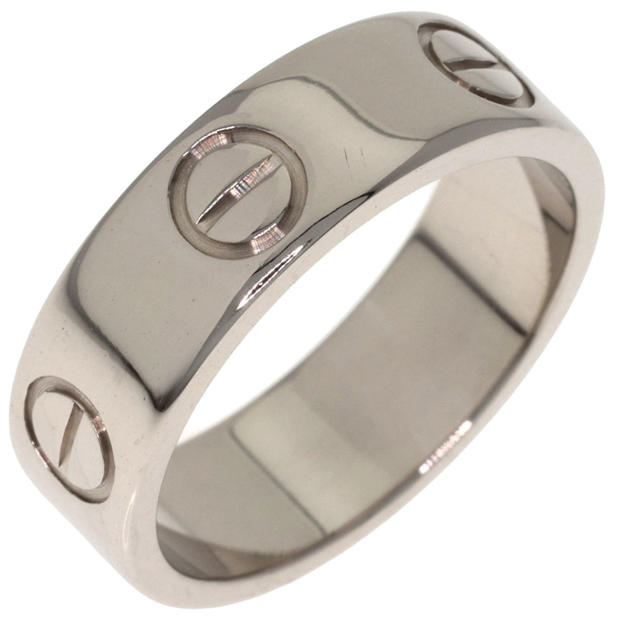 Cartier Cartier Love Ring #49, 18K White Gold, Women's Ring, CARTIER Size ONE SIZE - 2 Thumbnail