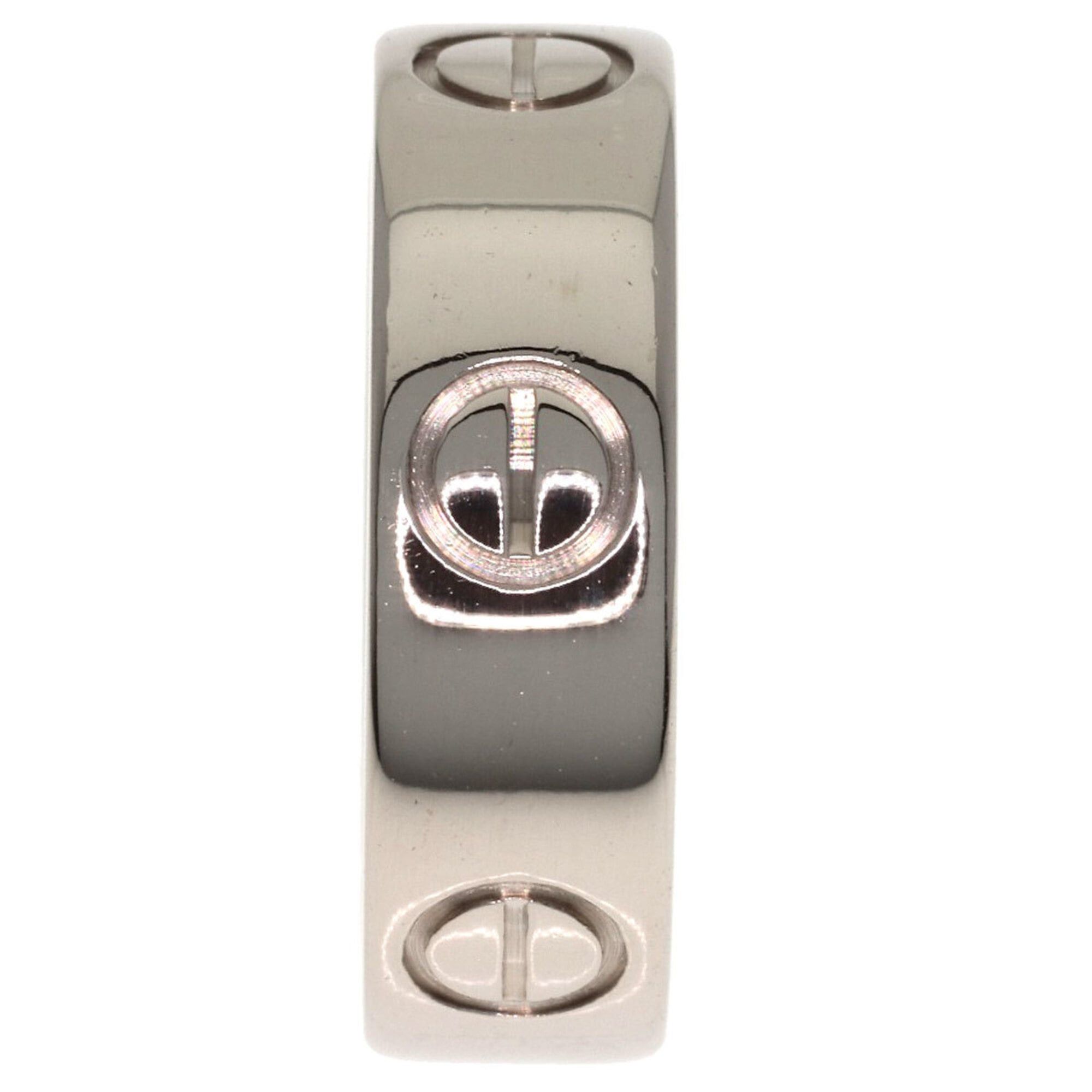 Cartier Cartier Love Ring #49, 18K White Gold, Women's Ring, CARTIER Size ONE SIZE - 3 Thumbnail