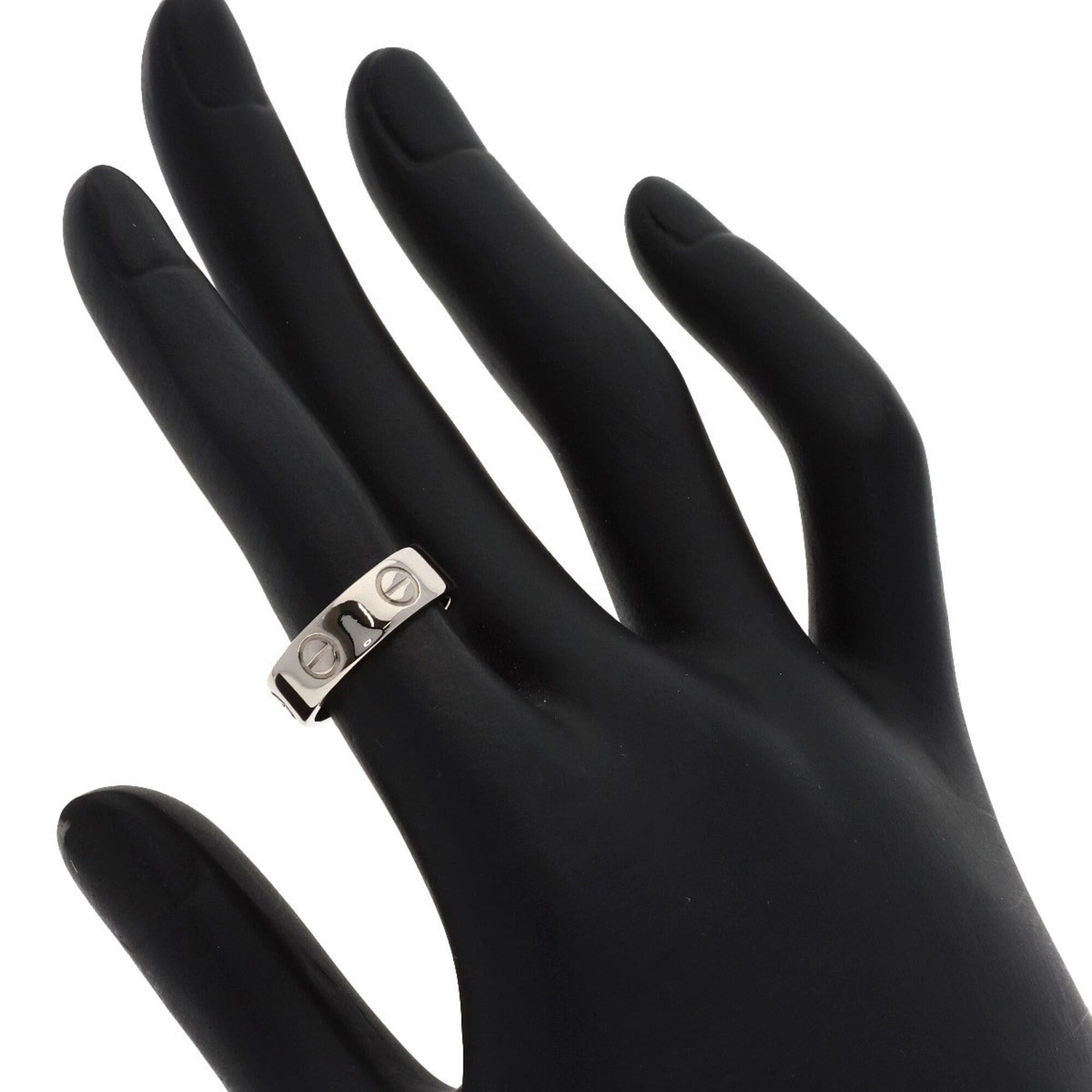 Cartier Cartier Love Ring #49, 18K White Gold, Women's Ring, CARTIER Size ONE SIZE - 5 Thumbnail