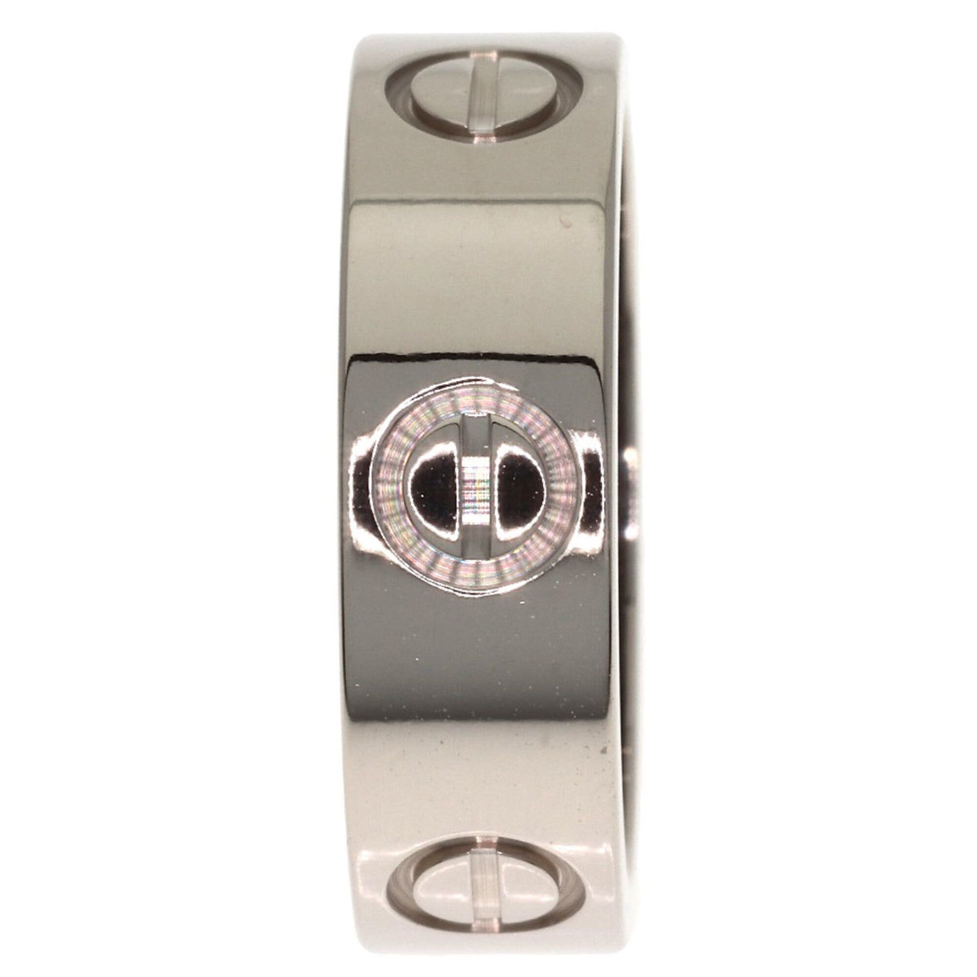 Cartier Cartier Love Ring #49, 18K White Gold, Women's Ring, CARTIER Size ONE SIZE - 3 Thumbnail