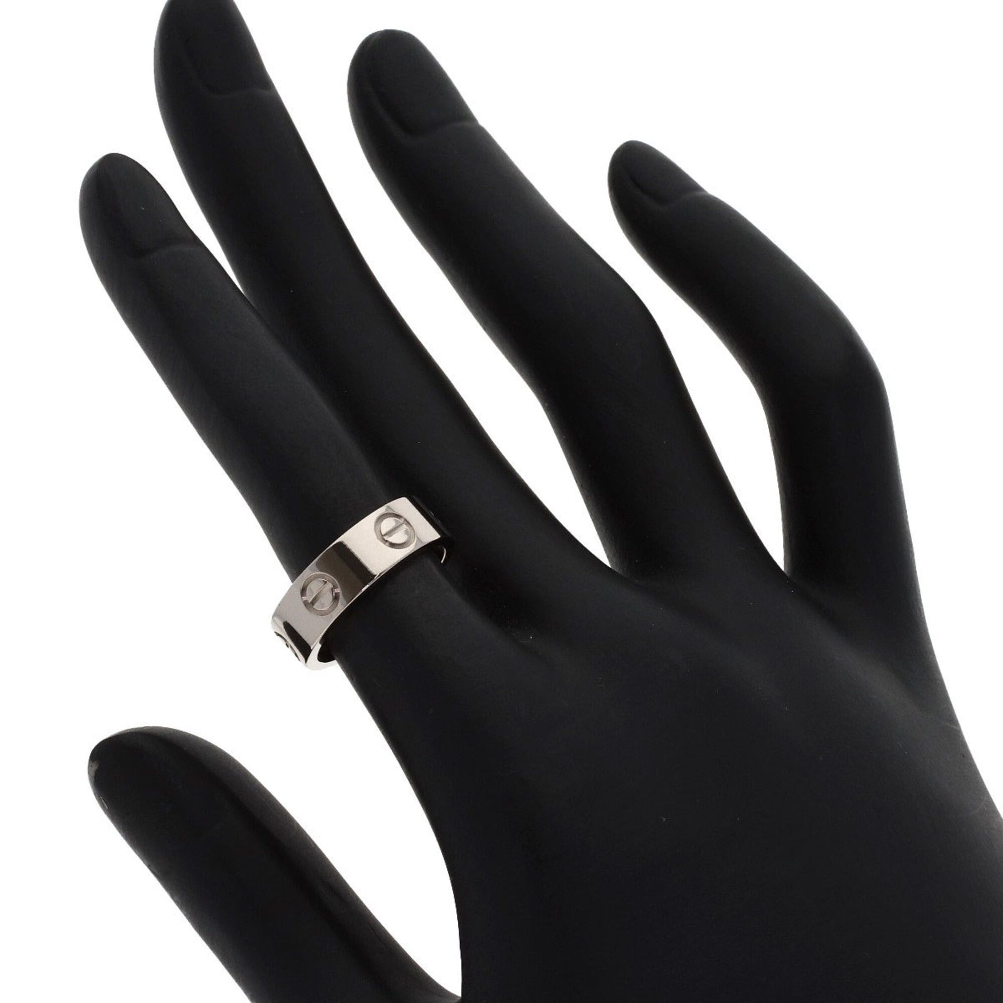 Cartier Cartier Love Ring #49, 18K White Gold, Women's Ring, CARTIER Size ONE SIZE - 5 Thumbnail