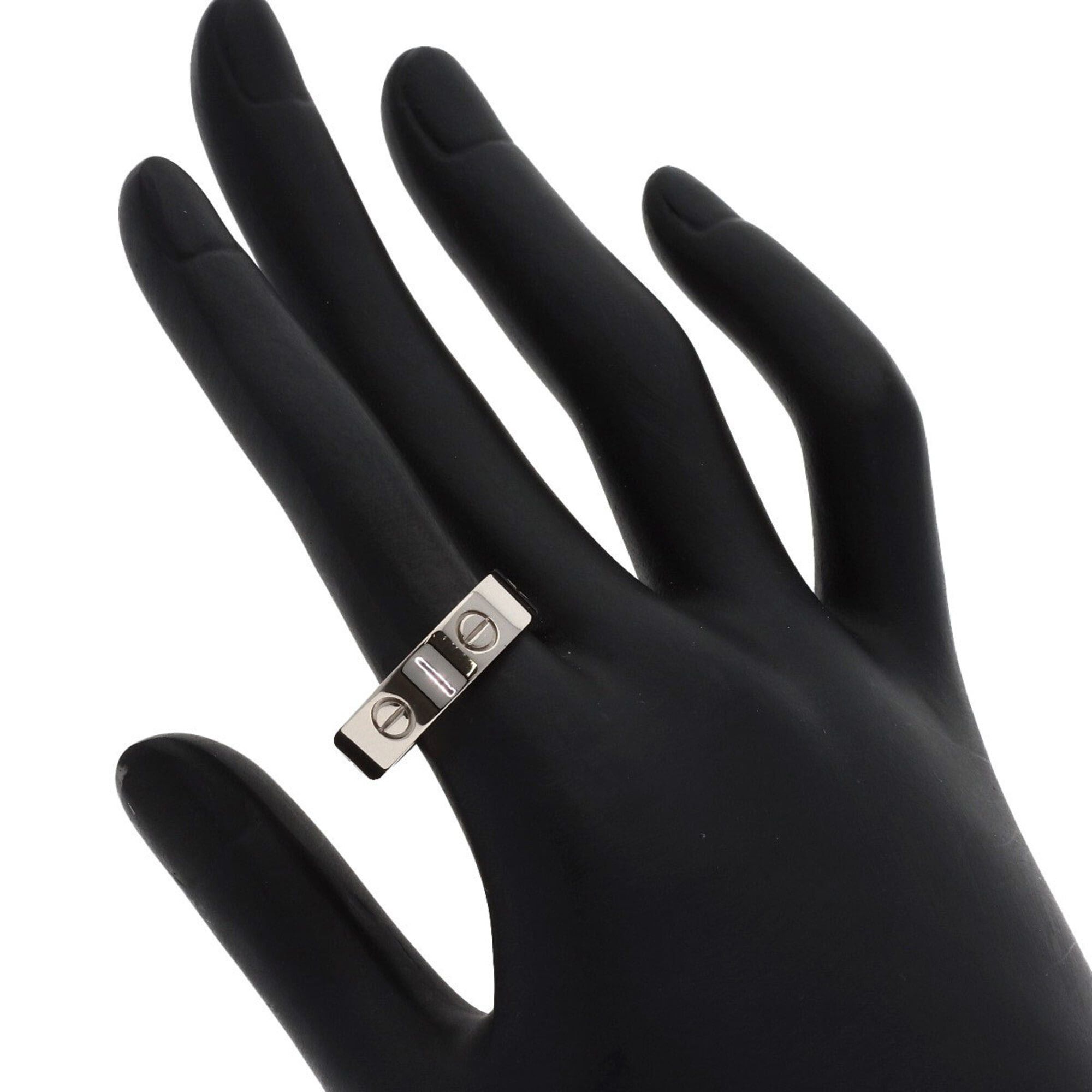 Cartier Cartier Love Ring #61, 18K White Gold, Women's Ring, CARTIER Size ONE SIZE - 5 Thumbnail