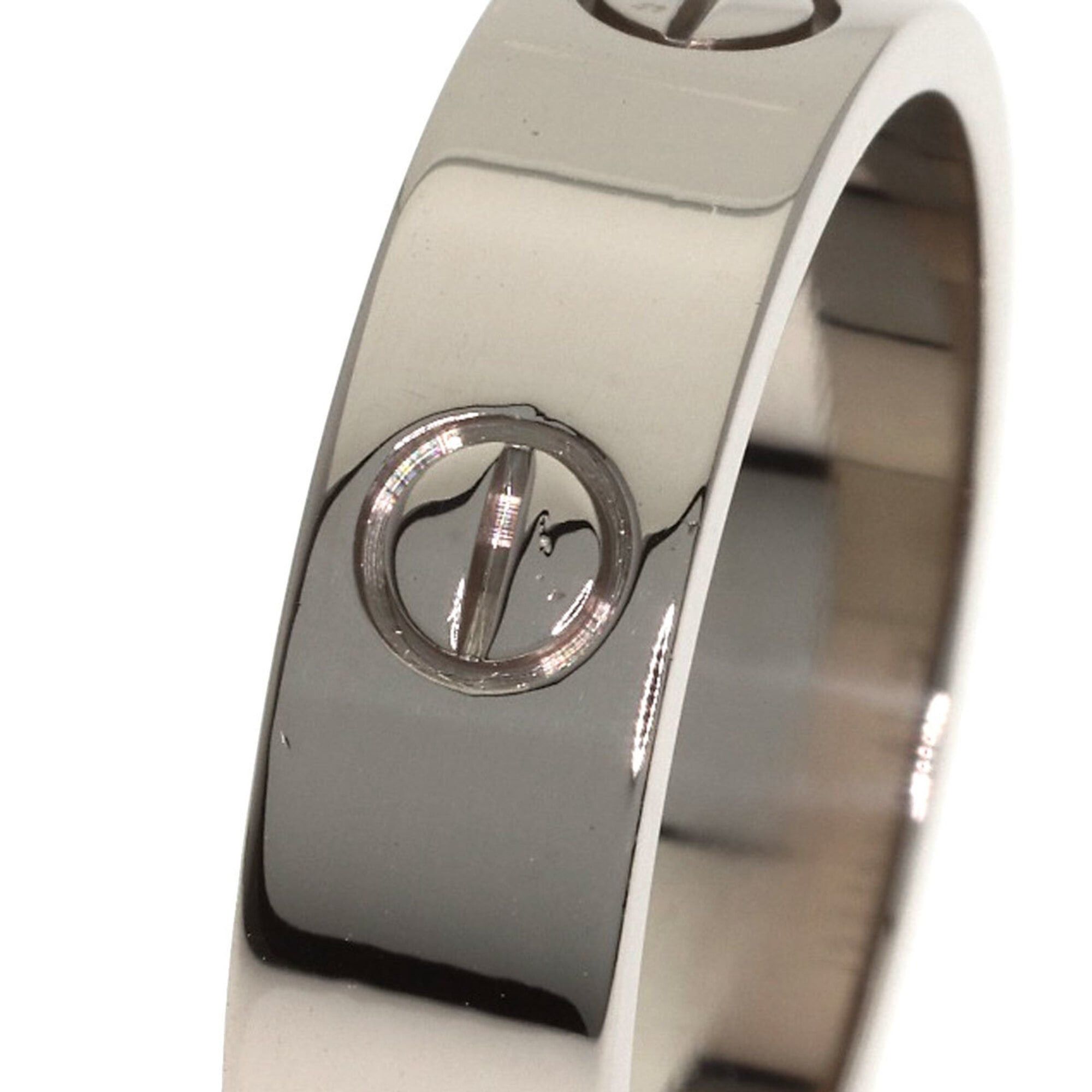 Cartier Cartier Love Ring #61, 18K White Gold, Women's Ring, CARTIER Size ONE SIZE - 7 Thumbnail