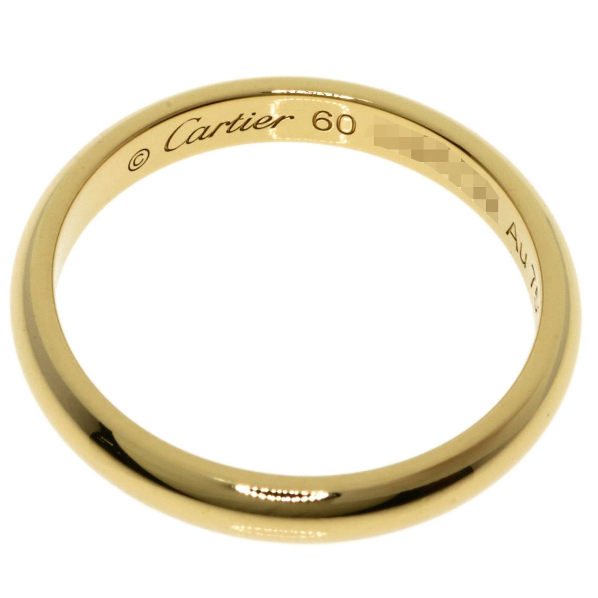 Cartier Cartier Wedding Band #60 Ring, 18K Yellow Gold, Women's. Size ONE SIZE - 4 Thumbnail