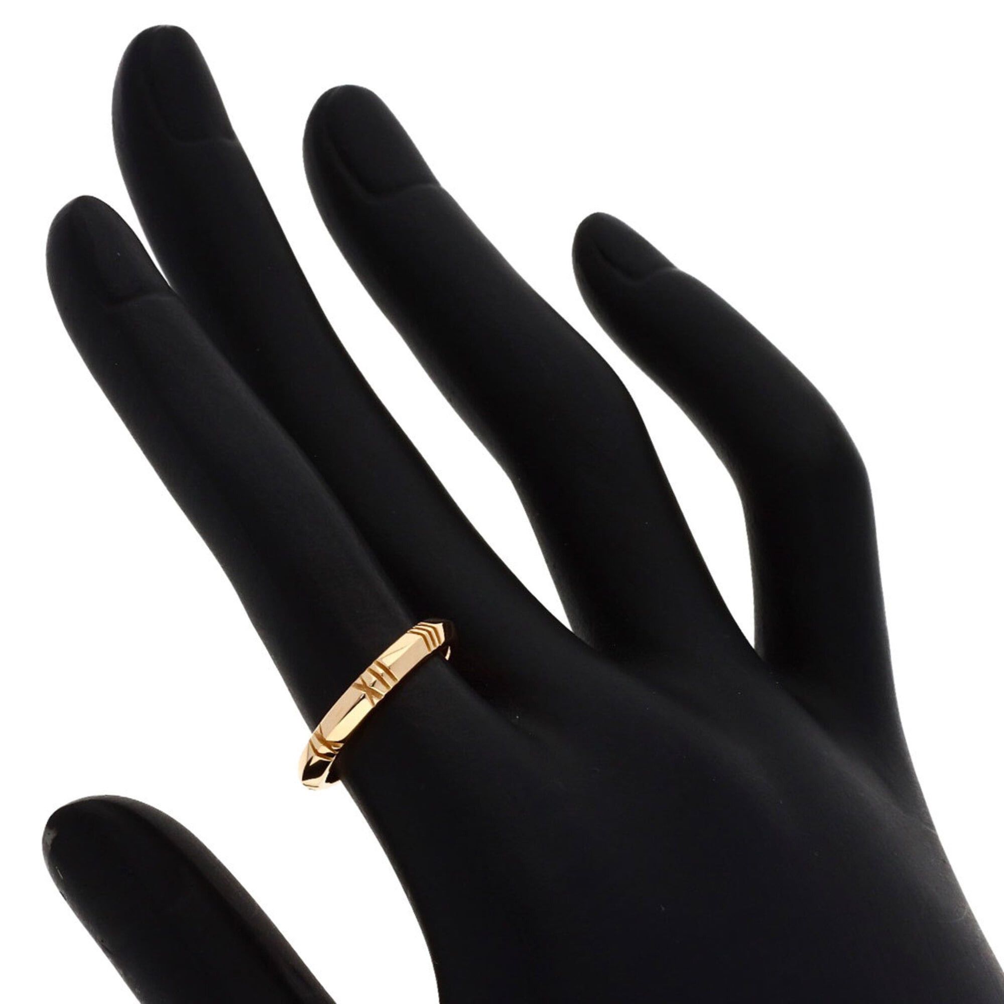 Tiffany & Co. Tiffany & Co. Atlas X Closed Narrow Ring, 18K Pink Gold, Women's. Size ONE SIZE - 5 Thumbnail
