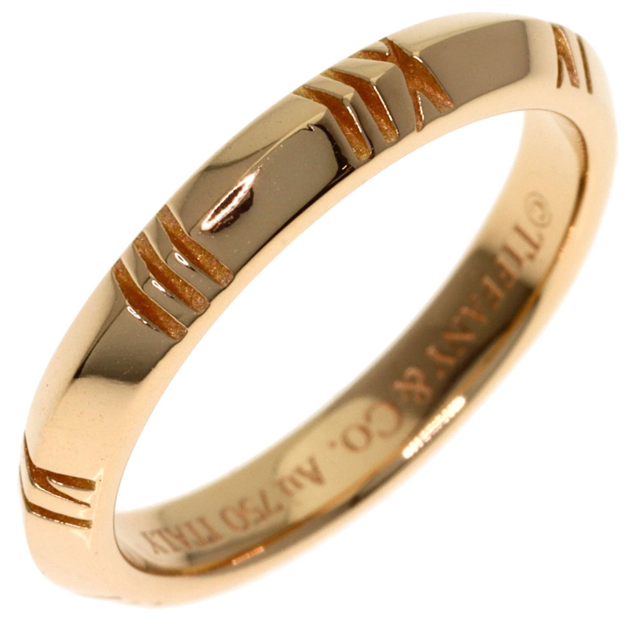 Tiffany & Co. Tiffany & Co. Atlas X Closed Narrow Ring, 18K Pink Gold, Women's. Size ONE SIZE - 2 Thumbnail