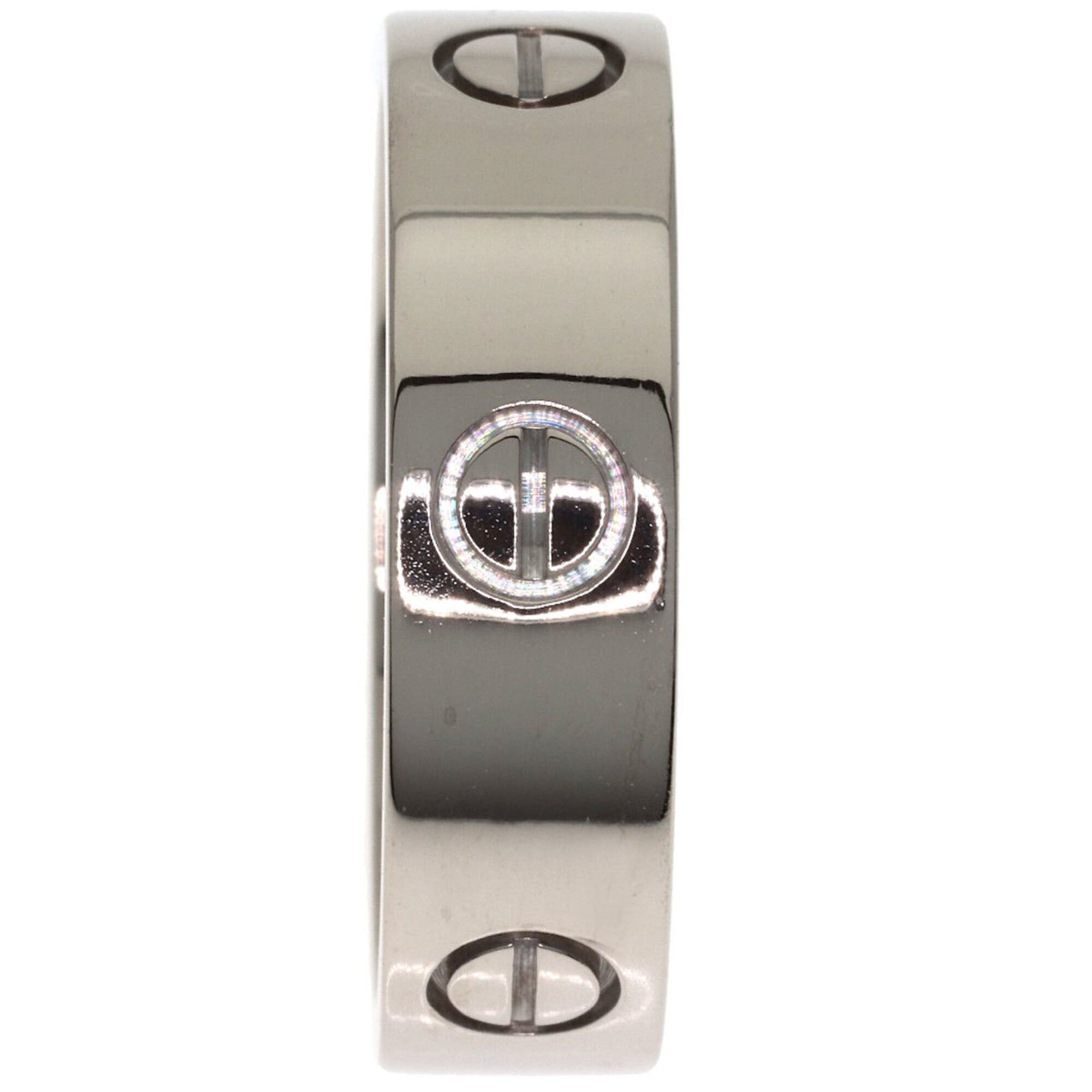 Cartier Cartier Love Ring #61, 18K White Gold, Women's Ring, CARTIER Size ONE SIZE - 3 Thumbnail