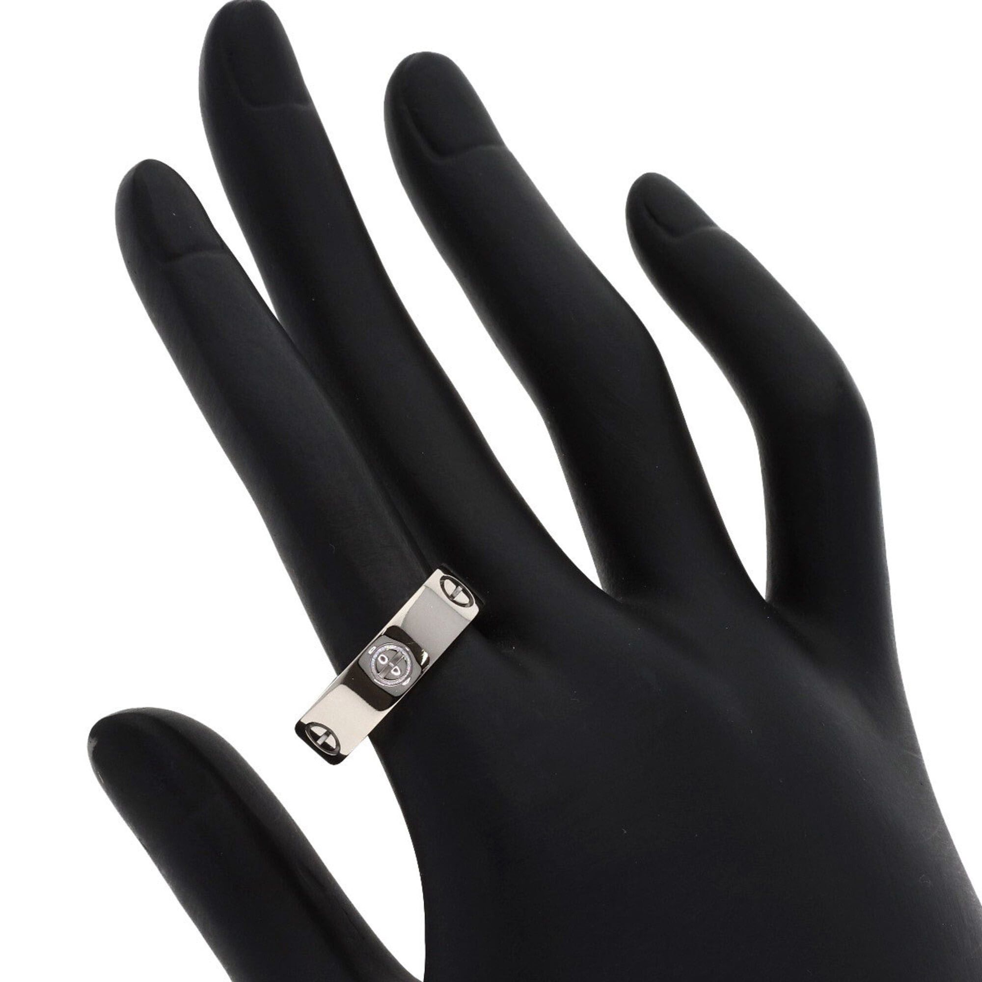 Cartier Cartier Love Ring #61, 18K White Gold, Women's Ring, CARTIER Size ONE SIZE - 5 Thumbnail