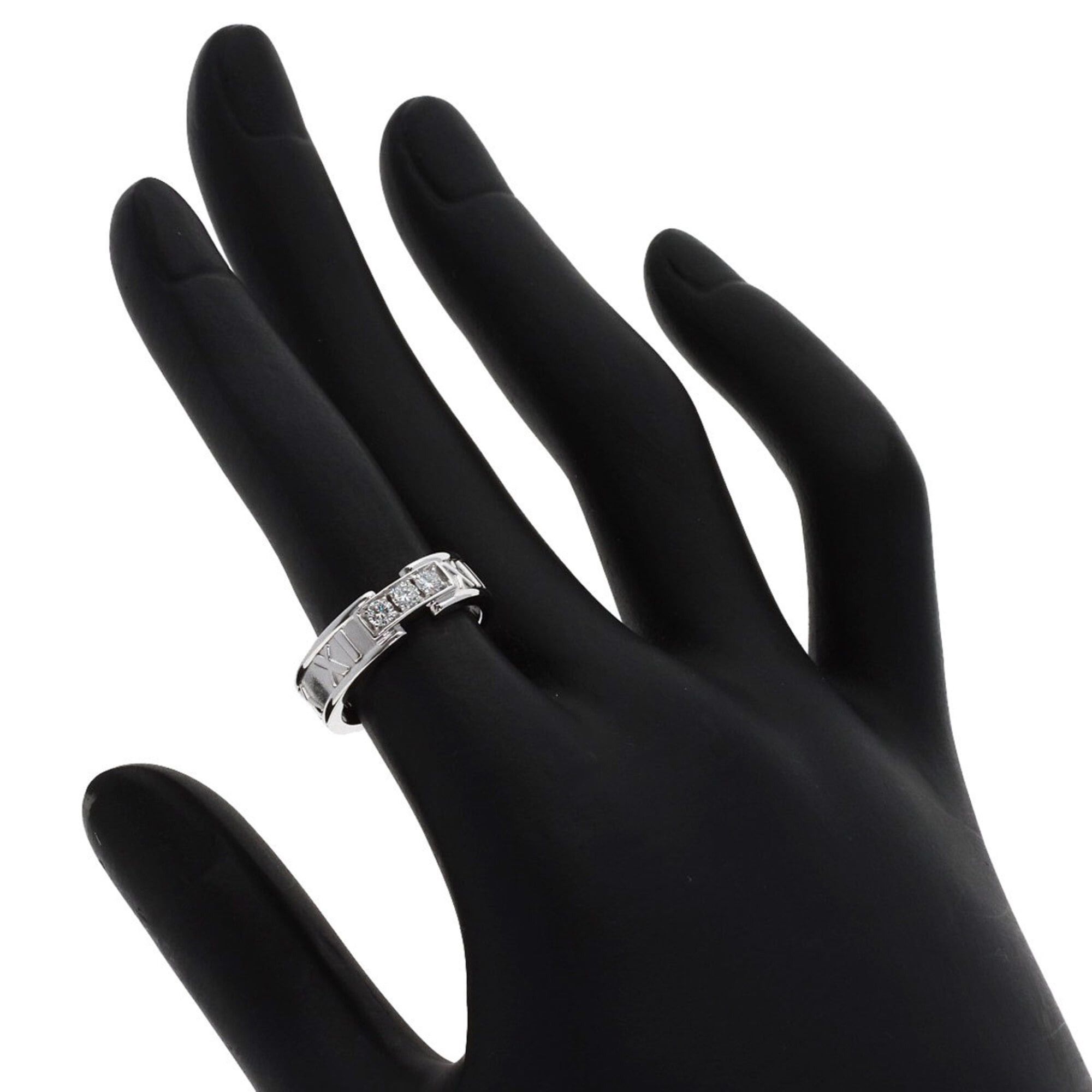 Tiffany & Co. Tiffany & Co. Atlas Diamond Ring, 18K White Gold, Women's. Size ONE SIZE - 7 Thumbnail