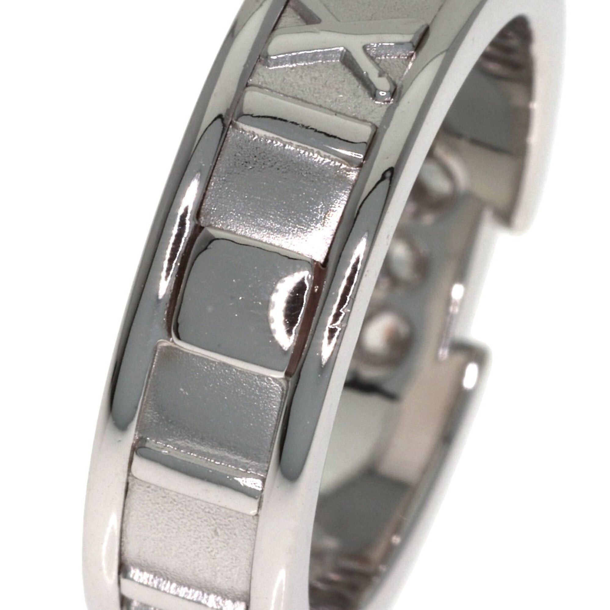 Tiffany & Co. Tiffany & Co. Atlas Diamond Ring, 18K White Gold, Women's. Size ONE SIZE - 10 Thumbnail