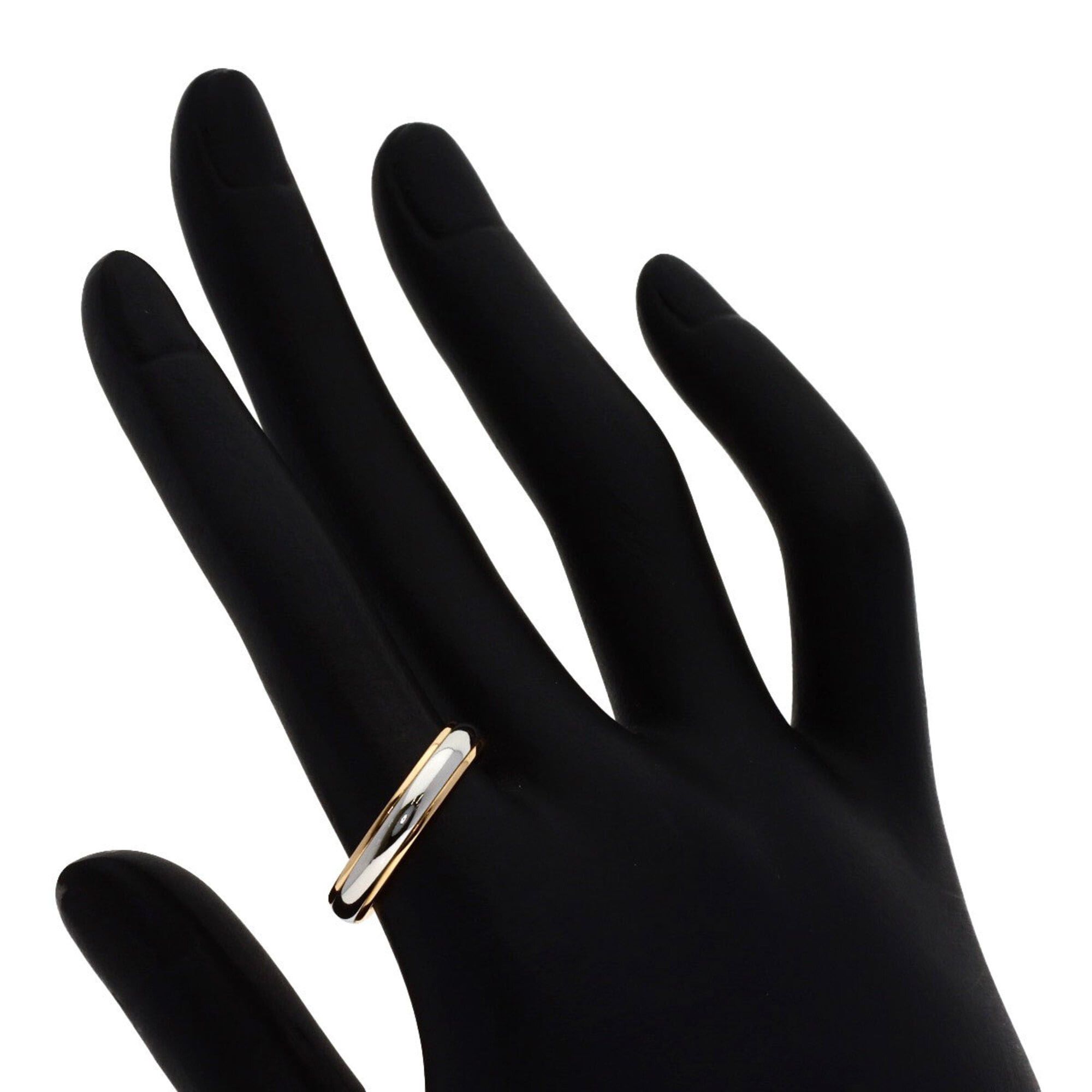 Tiffany & Co. Tiffany & Co. Milgrain Ring, 18K Yellow Gold/PT950, Women's. Size ONE SIZE - 5 Thumbnail