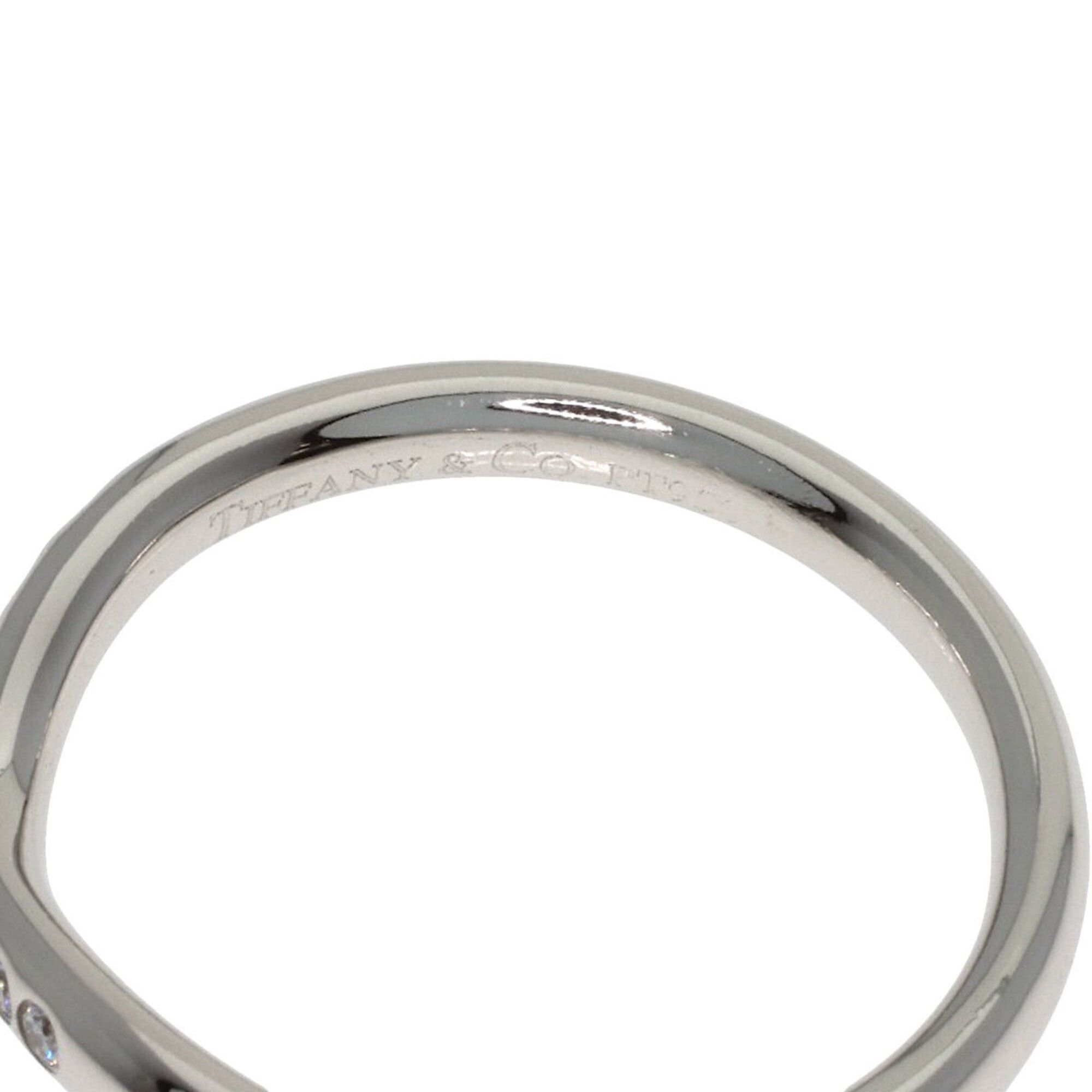 Tiffany & Co. Tiffany & Co. Curved Band Diamond Ring, Platinum PT950, Women's Ring. Size ONE SIZE - 5 Thumbnail