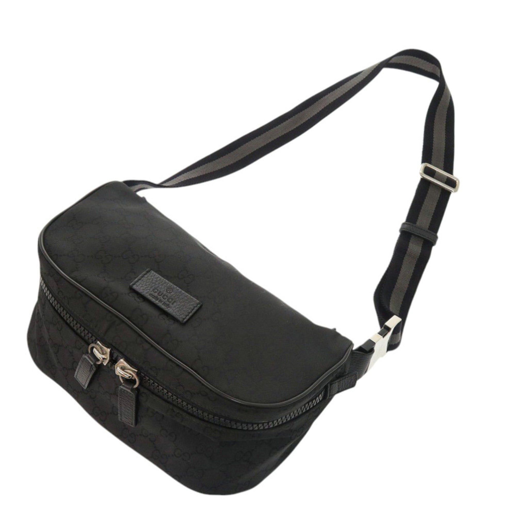 Gucci Excellent condition Gucci bag, body 5096643 GG nylon, black waist 1164GUCCI Size ONE SIZE - 2 Thumbnail