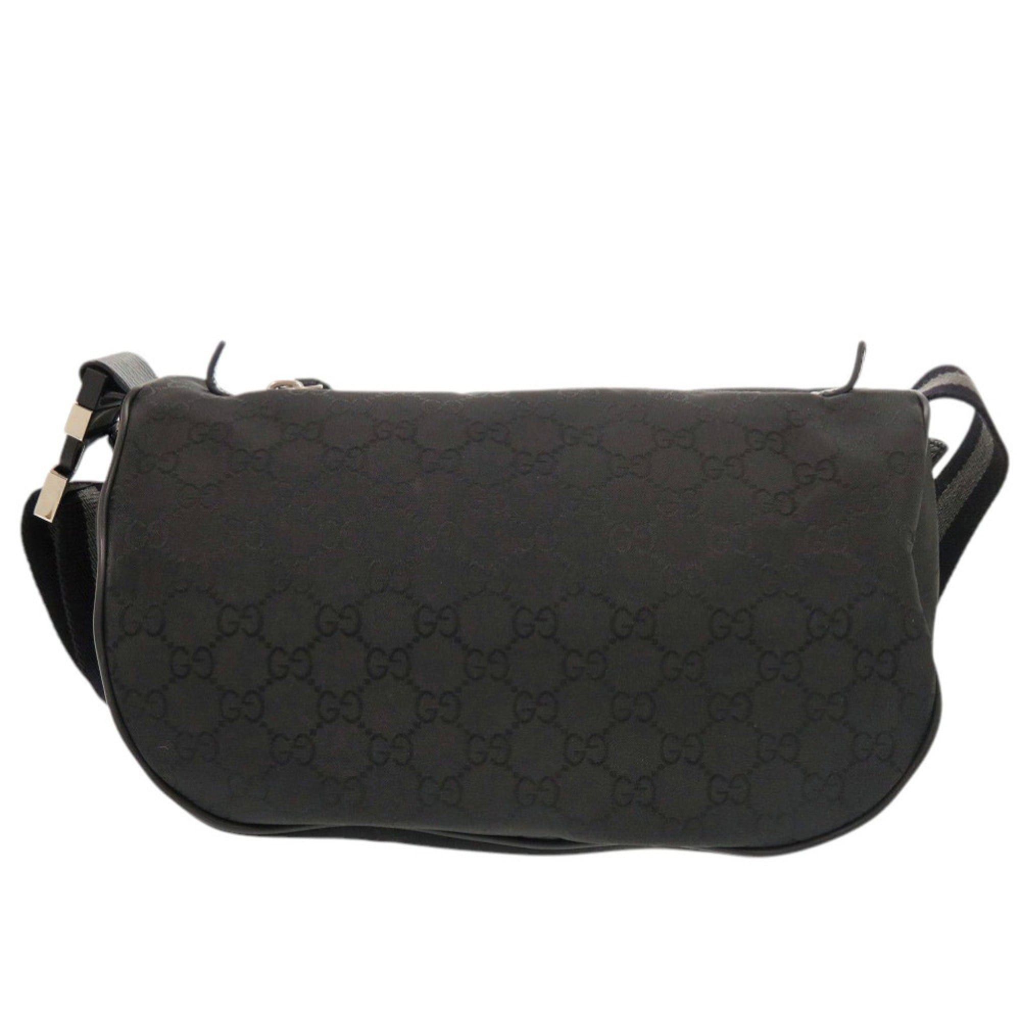 Gucci Excellent condition Gucci bag, body 5096643 GG nylon, black waist 1164GUCCI Size ONE SIZE - 4 Thumbnail