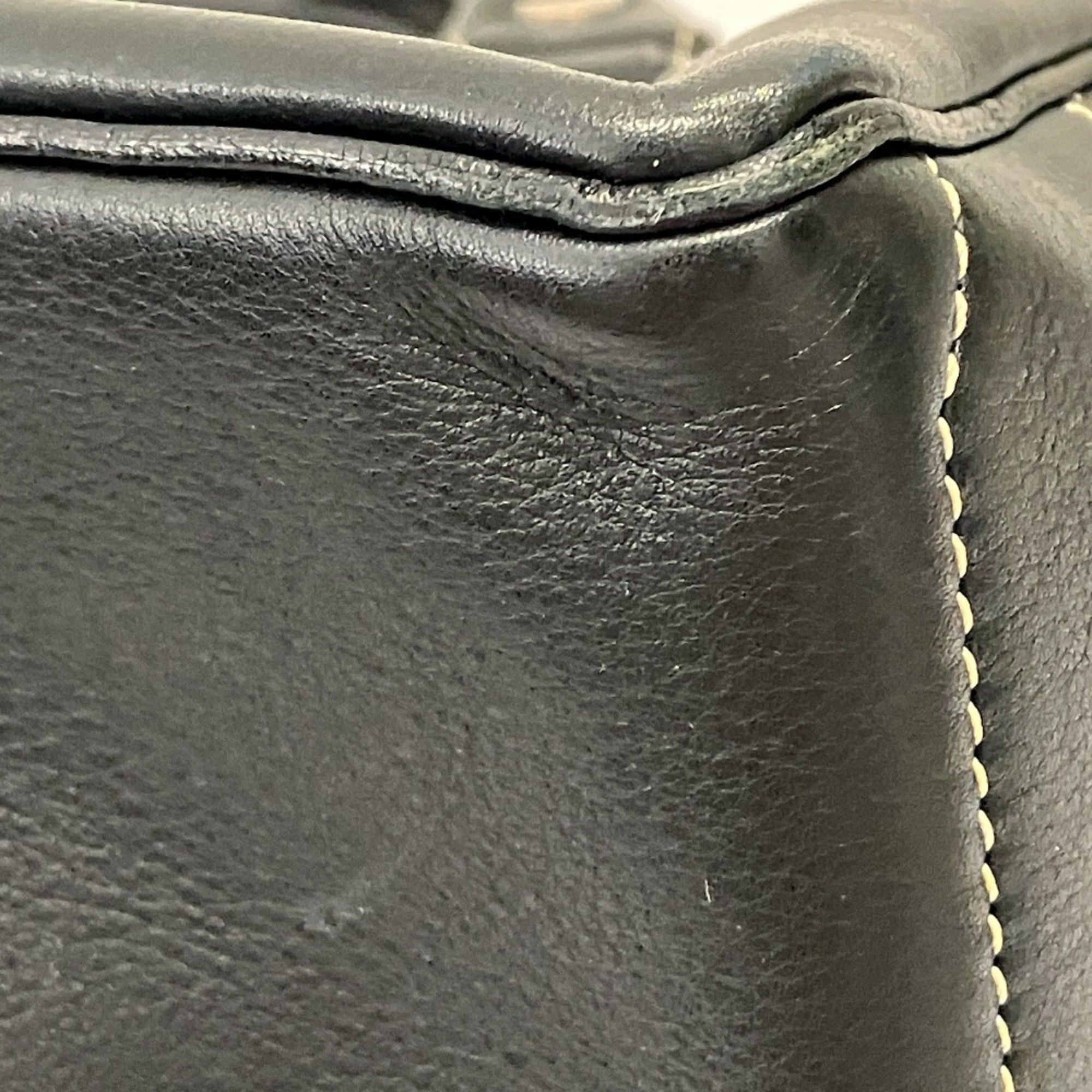 Celine CELINE Boogie Bag Handbag, Black, Women's Size ONE SIZE - 15 Thumbnail