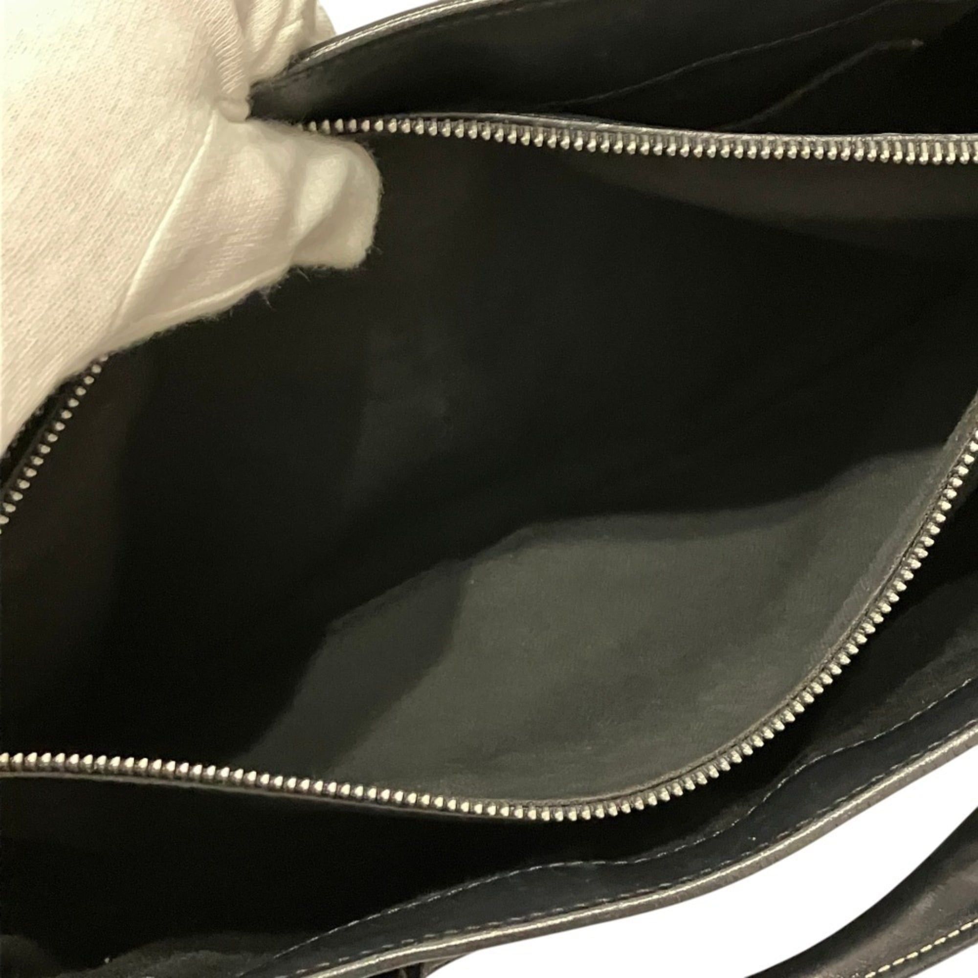 Celine CELINE Boogie Bag Handbag, Black, Women's Size ONE SIZE - 7 Thumbnail