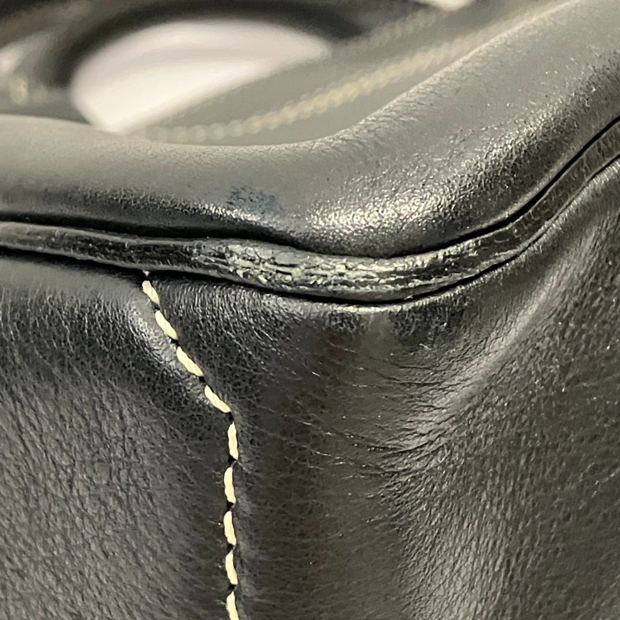 Celine CELINE Boogie Bag Handbag, Black, Women's Size ONE SIZE - 13 Thumbnail
