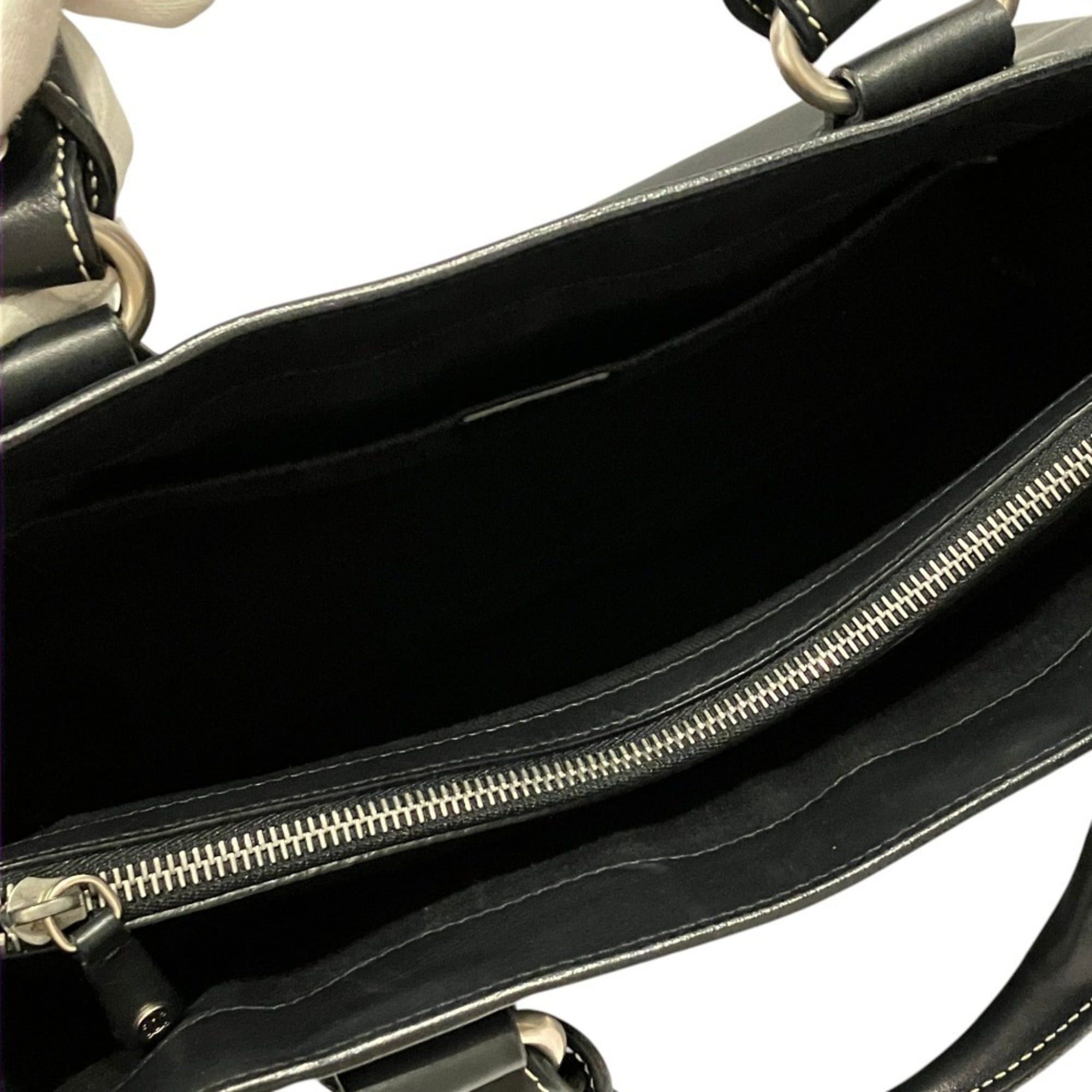 Celine CELINE Boogie Bag Handbag, Black, Women's Size ONE SIZE - 6 Thumbnail
