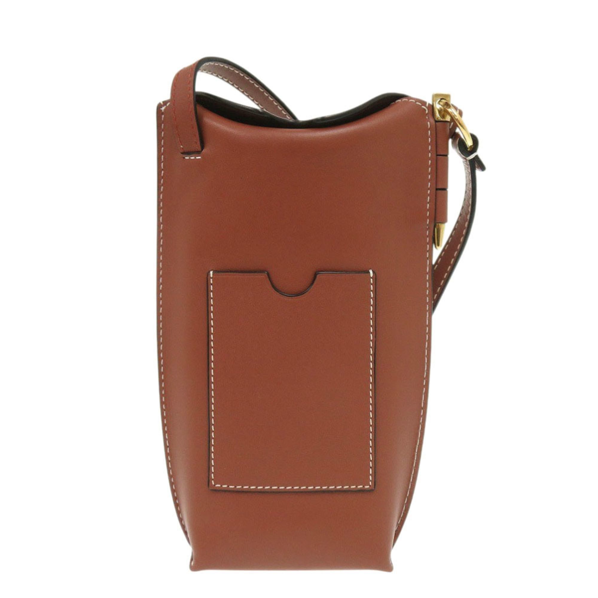 Loewe Like New Loewe Gate Pocket Leather Brown Shoulder Bag 0281LOEWE Size ONE SIZE - 2 Thumbnail