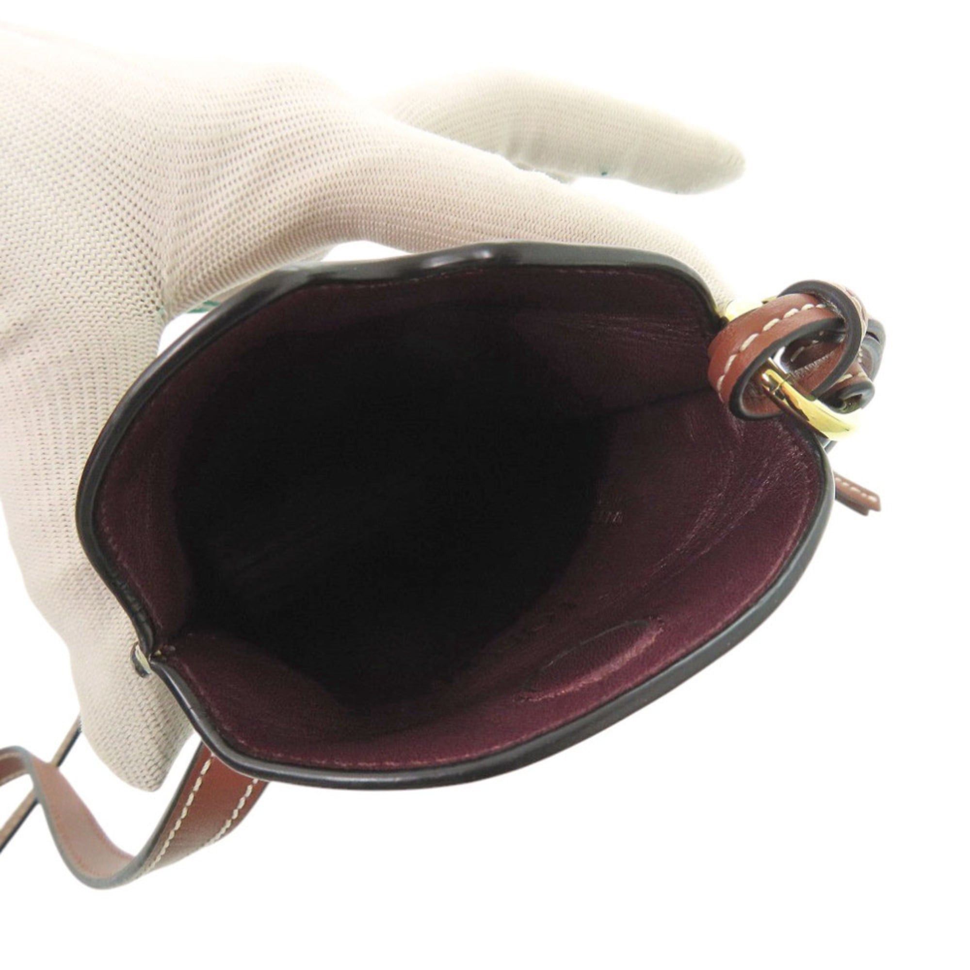 Loewe Like New Loewe Gate Pocket Leather Brown Shoulder Bag 0281LOEWE Size ONE SIZE - 6 Thumbnail