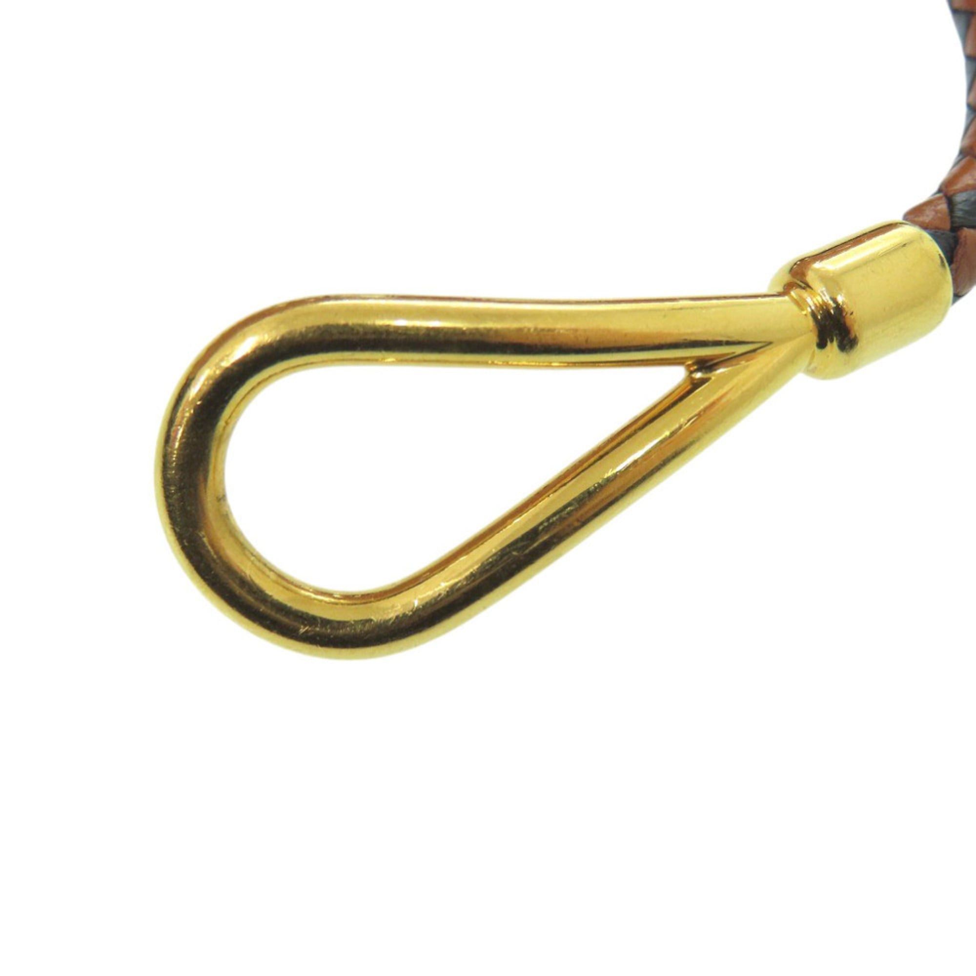 Hermes Like New Hermes Jumbo Bracelet Leather Metal Brown Black 1599HERMES Size ONE SIZE - 4 Thumbnail
