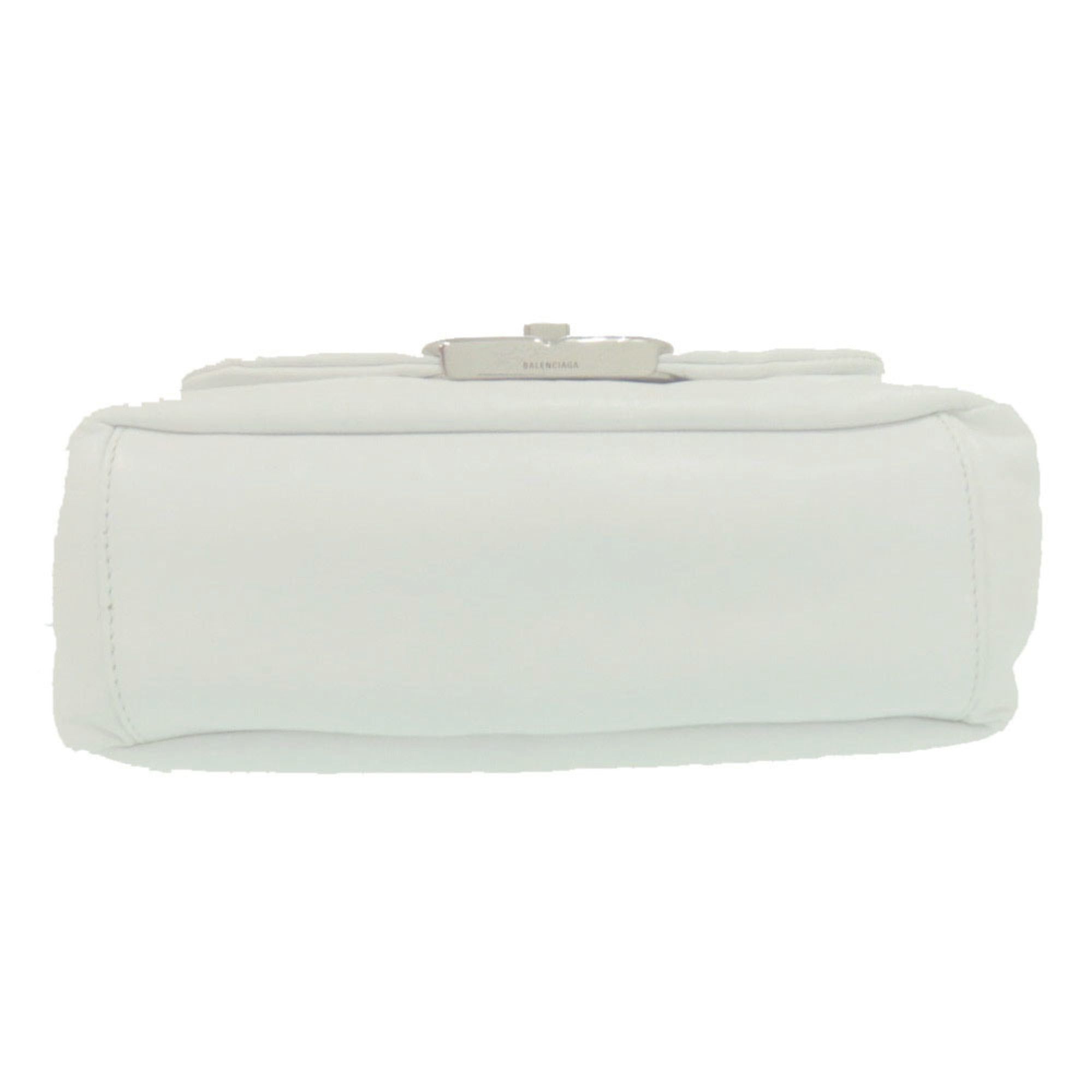 Balenciaga Excellent condition Balenciaga Monaco sling bag, BB logo, 787896, silver hardware, calf leather, white, handbag, one-shoulder 1386BALENCIAGA Size ONE SIZE - 4 Thumbnail