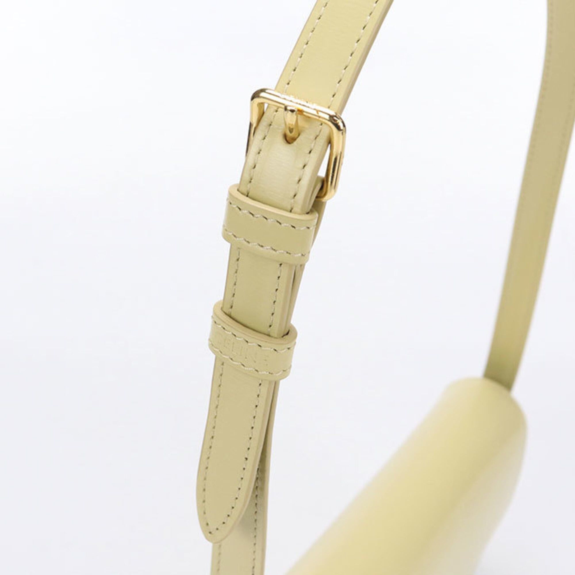 Celine CELINE Triomphe Shoulder Bag for Women, Yellow Size ONE SIZE - 4 Thumbnail