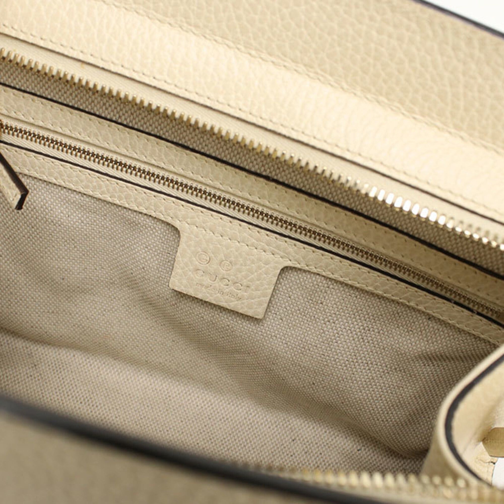 Gucci GUCCI handbag 607722 2-way Soho women's ivory Size ONE SIZE - 4 Thumbnail