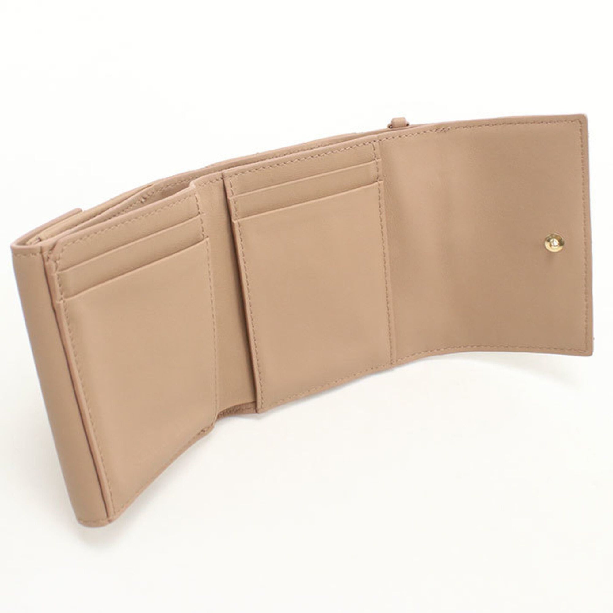 Dior Christian Dior DIOR Dior Tri-fold Wallet S0181ONMJ Lotus Women's Beige Size ONE SIZE - 3 Thumbnail