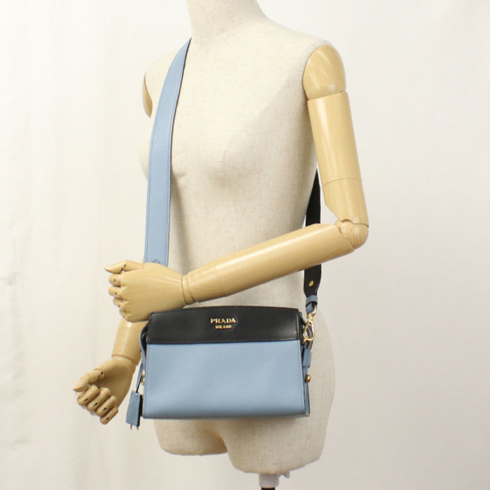 Prada Prada Shoulder Bag for Women, Blue Size ONE SIZE - 8 Thumbnail