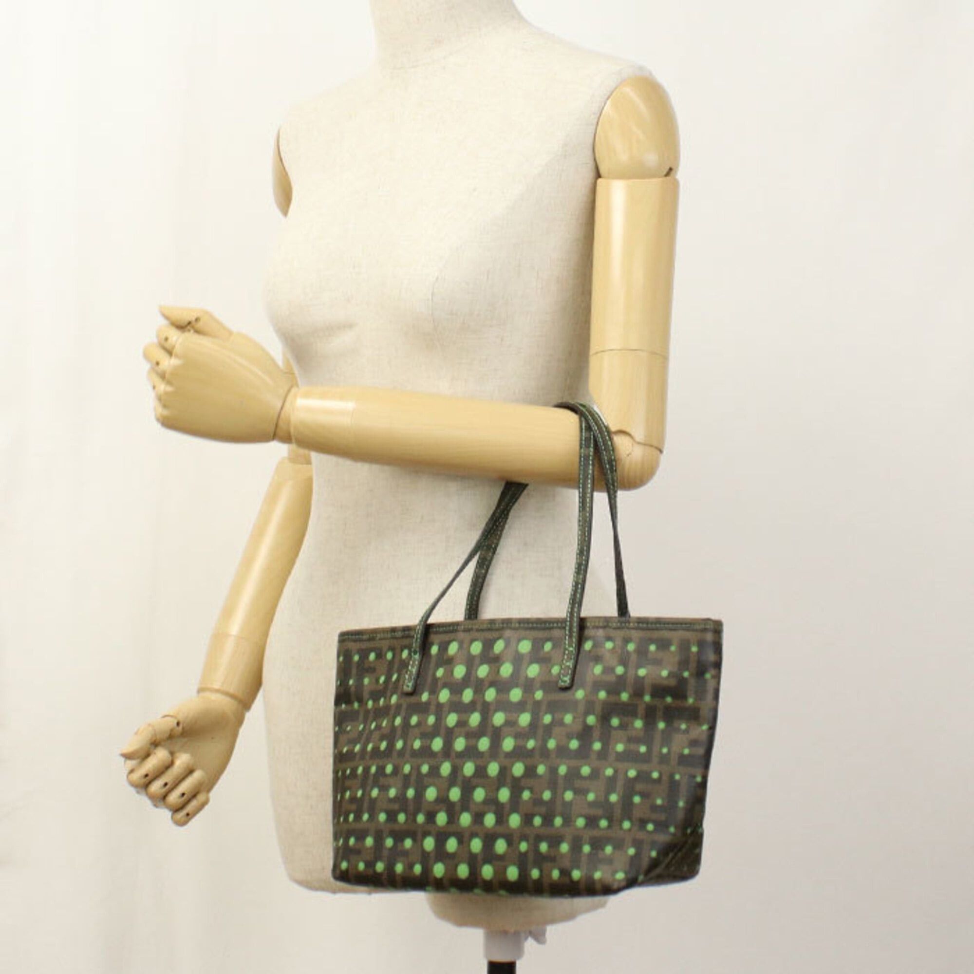 Fendi FENDI tote bag 8BH223 Zucca women's brown Size ONE SIZE - 9 Thumbnail