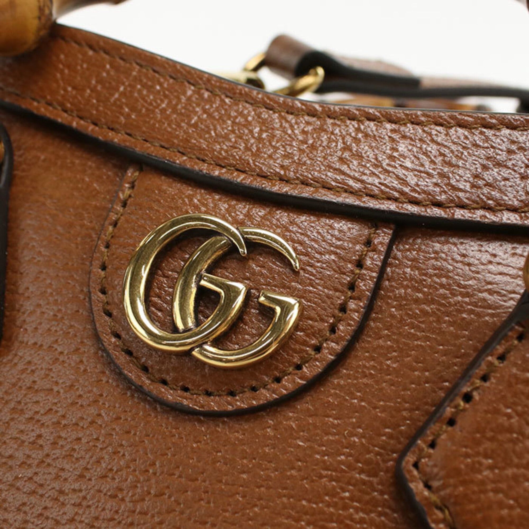Gucci GUCCI Diana 2-Way Tote Bag (739079) - Women's, Brown Size ONE SIZE - 4 Thumbnail
