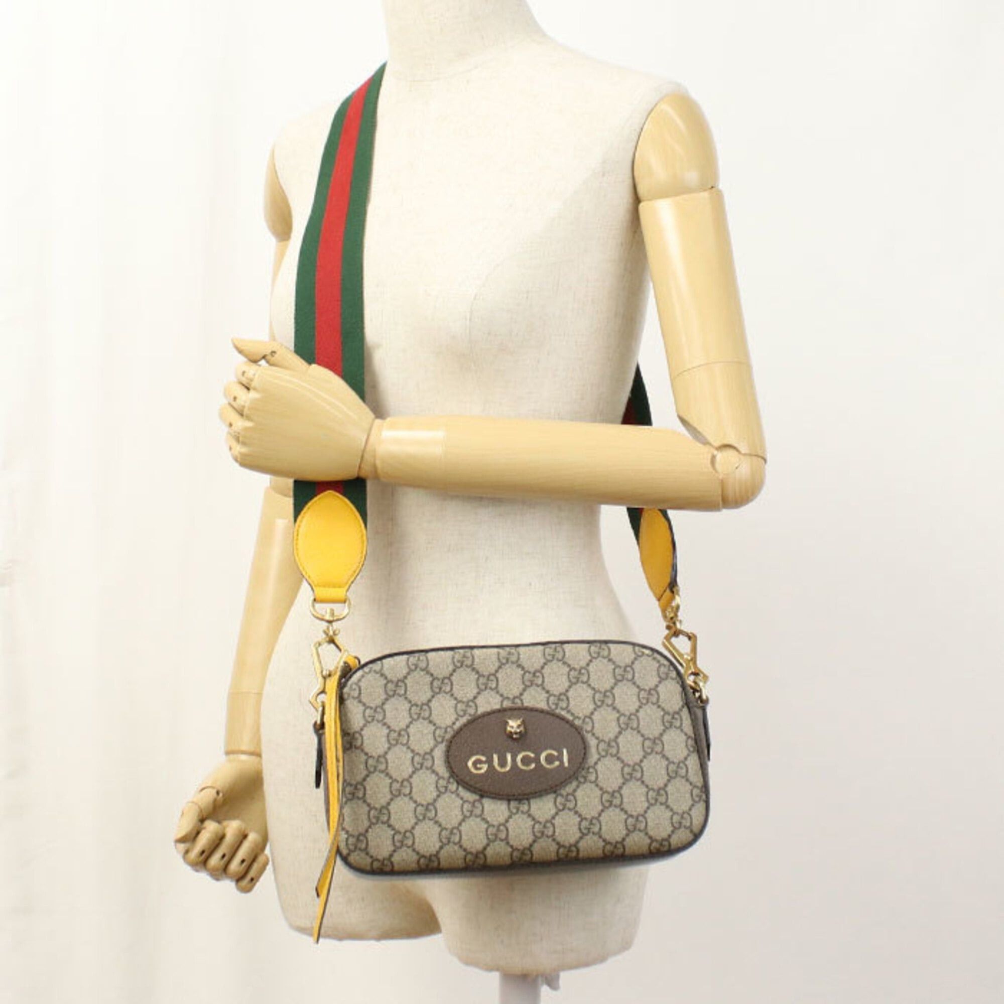 Gucci GUCCI (Gucci) Crossbody Shoulder Bag 476466 Messenger Neo Vintage Women's Beige Size ONE SIZE - 10 Thumbnail