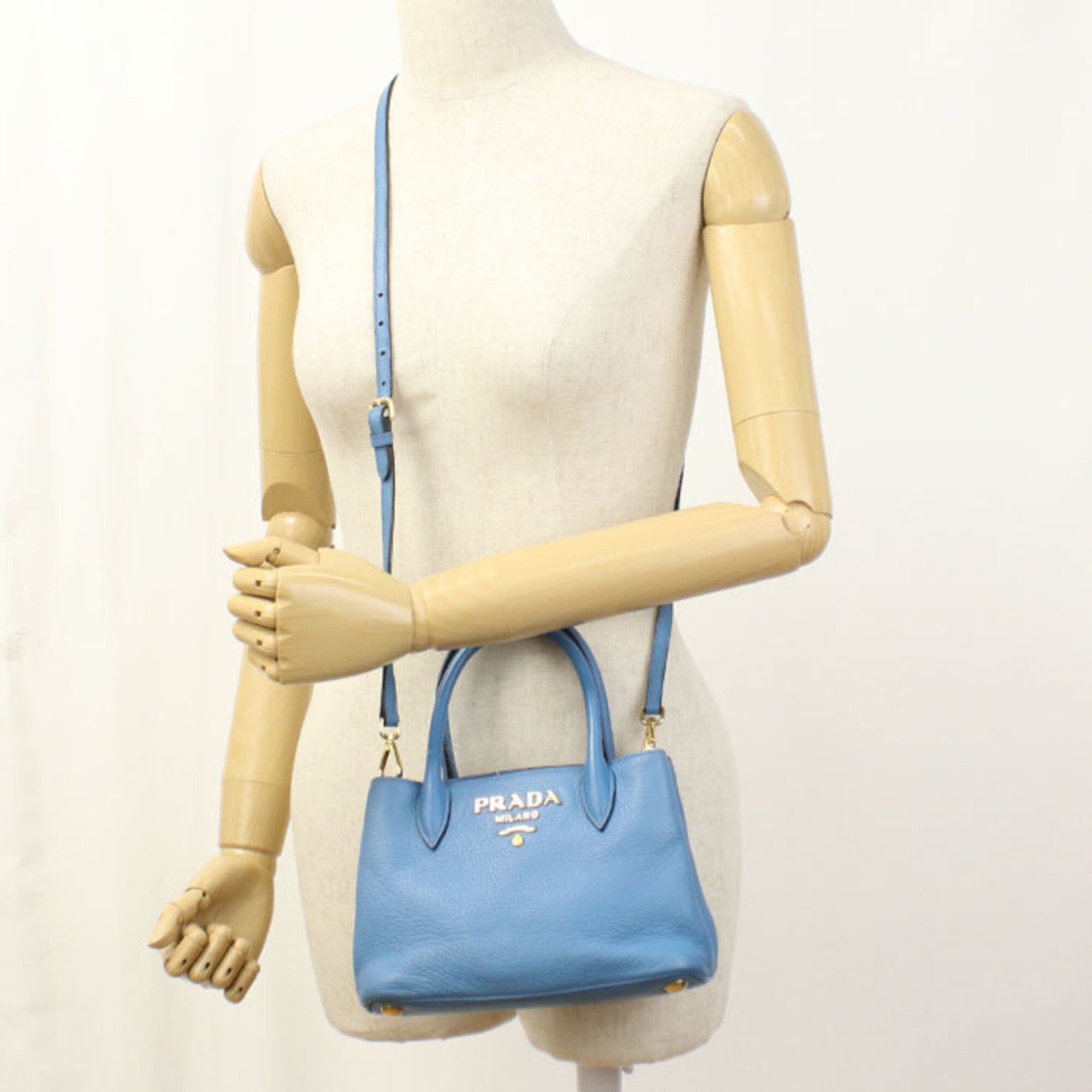 Prada Prada 2-way handbag for women, blue Size ONE SIZE - 8 Thumbnail