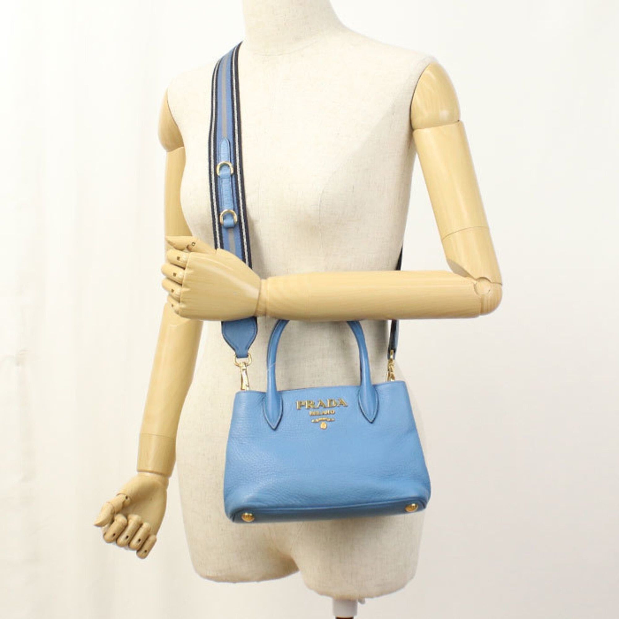 Prada Prada 2-way handbag for women, blue Size ONE SIZE - 9 Thumbnail