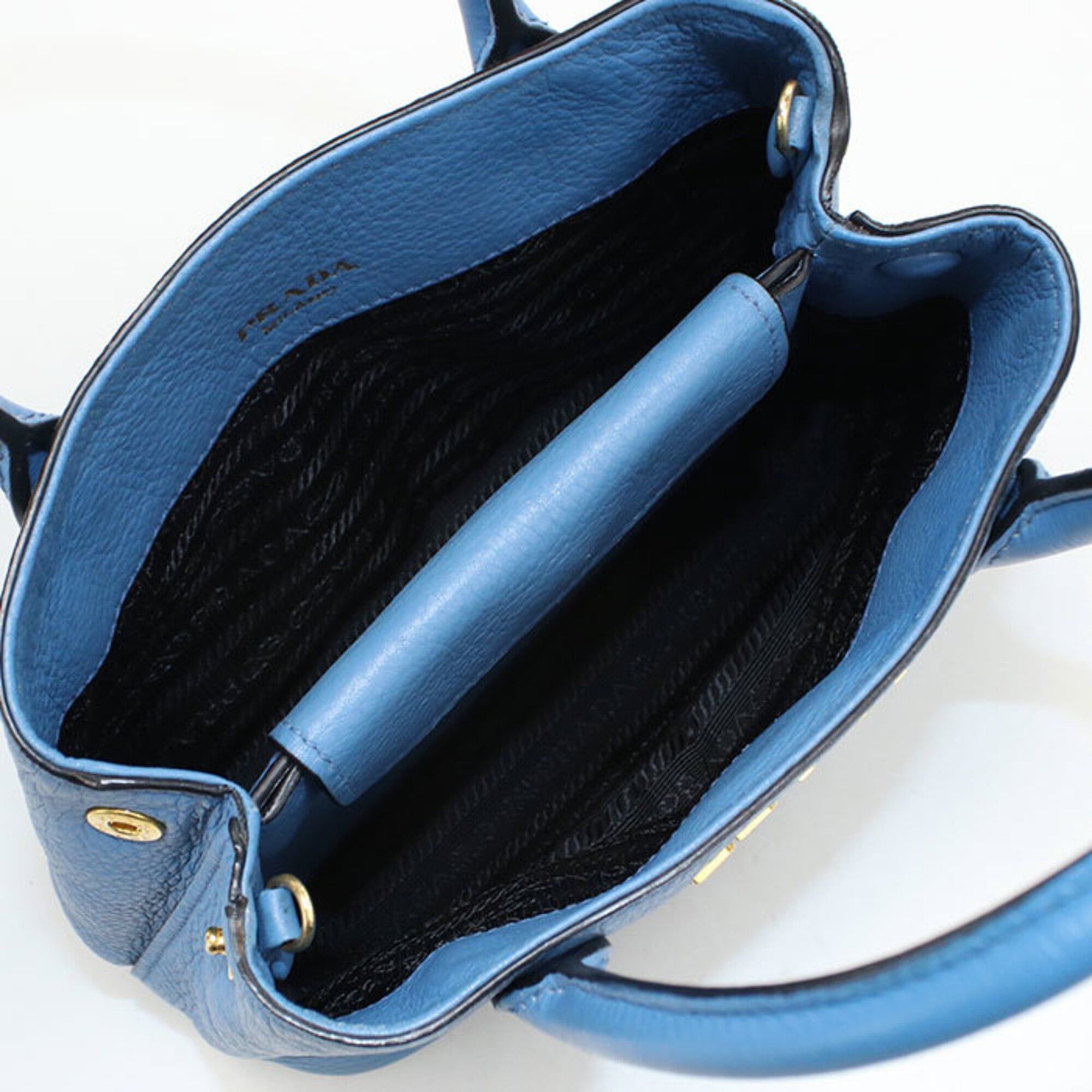 Prada Prada 2-way handbag for women, blue Size ONE SIZE - 3 Thumbnail