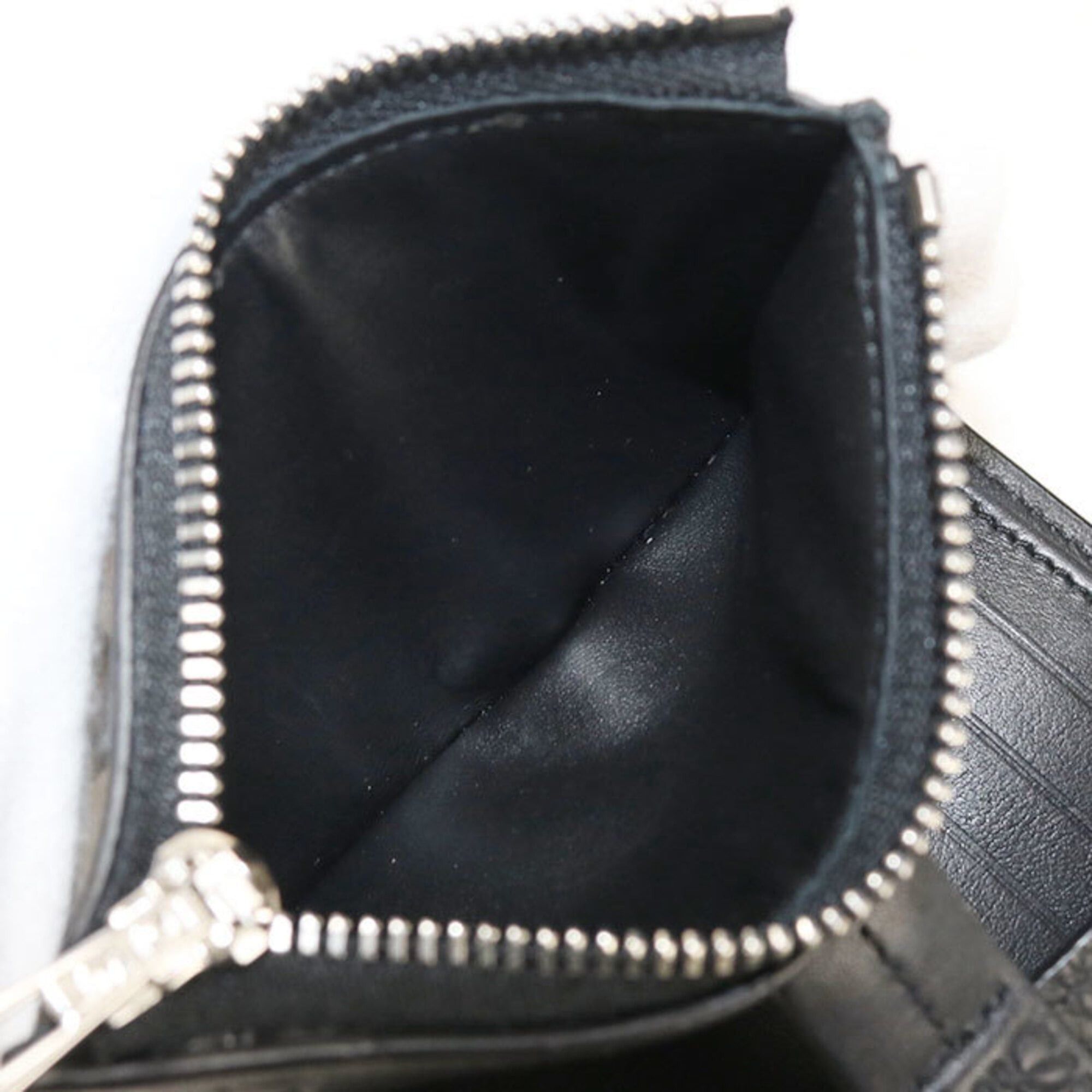 Loewe LOEWE Tri-fold Wallet Vertical Small Anagram Women's Black Size ONE SIZE - 8 Thumbnail