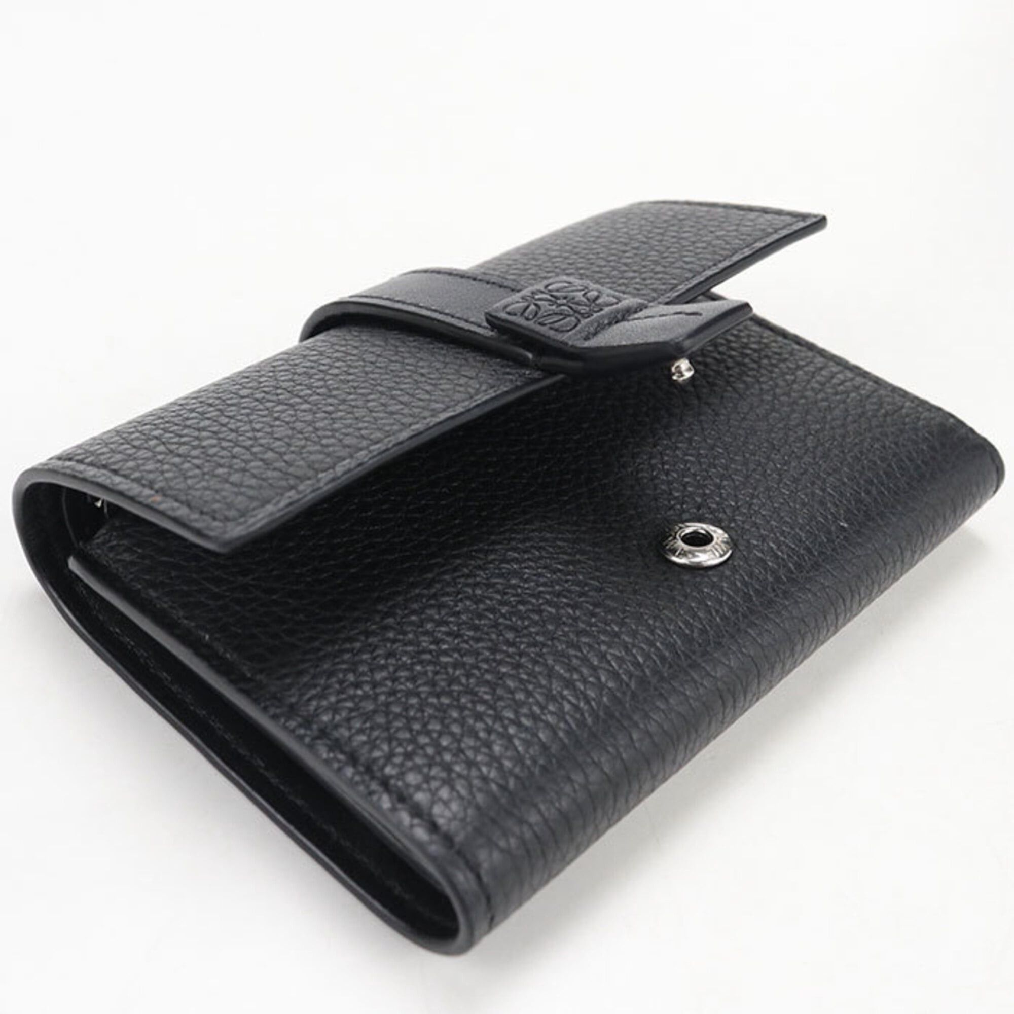 Loewe LOEWE Tri-fold Wallet Vertical Small Anagram Women's Black Size ONE SIZE - 5 Thumbnail