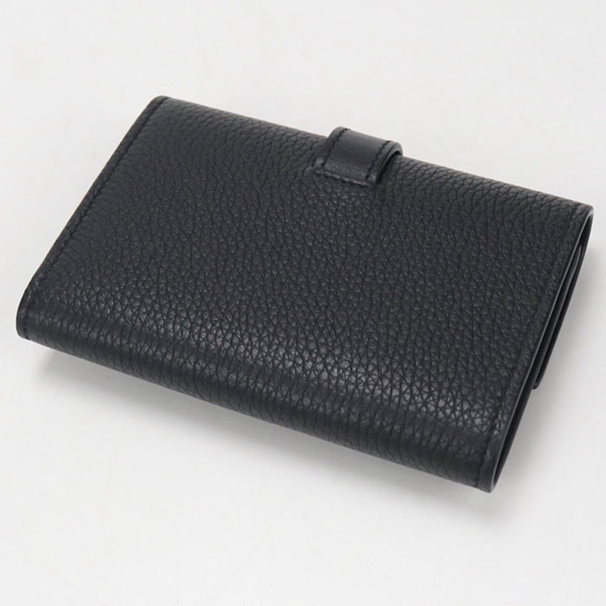 Loewe LOEWE Tri-fold Wallet Vertical Small Anagram Women's Black Size ONE SIZE - 2 Thumbnail