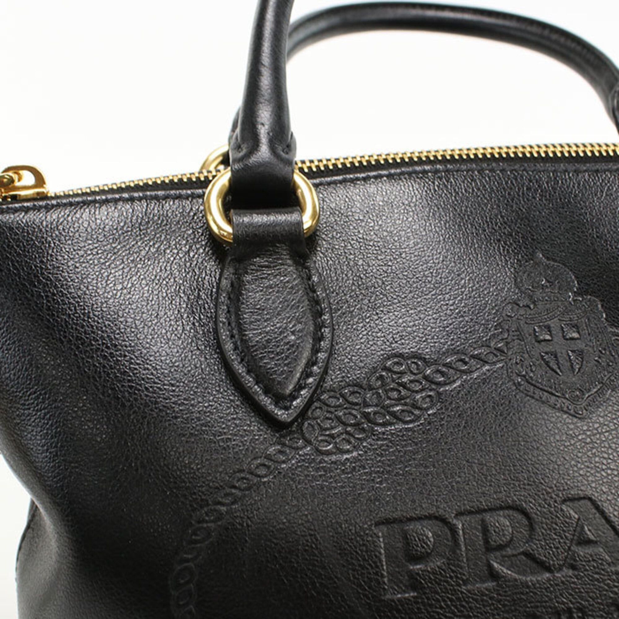 Prada Prada handbag 1BA111 2-way women's black Size ONE SIZE - 5 Thumbnail