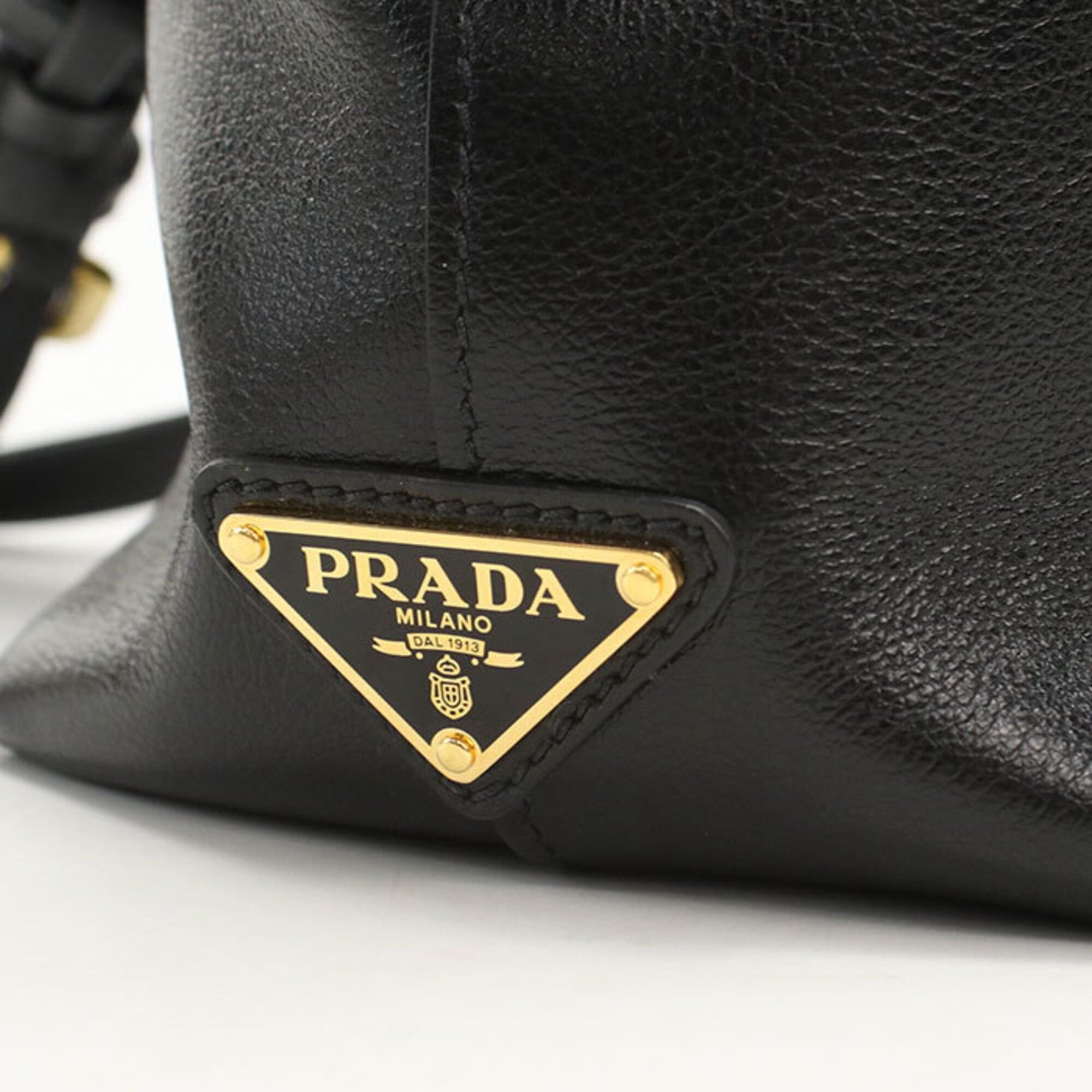 Prada Prada handbag 1BA111 2-way women's black Size ONE SIZE - 4 Thumbnail