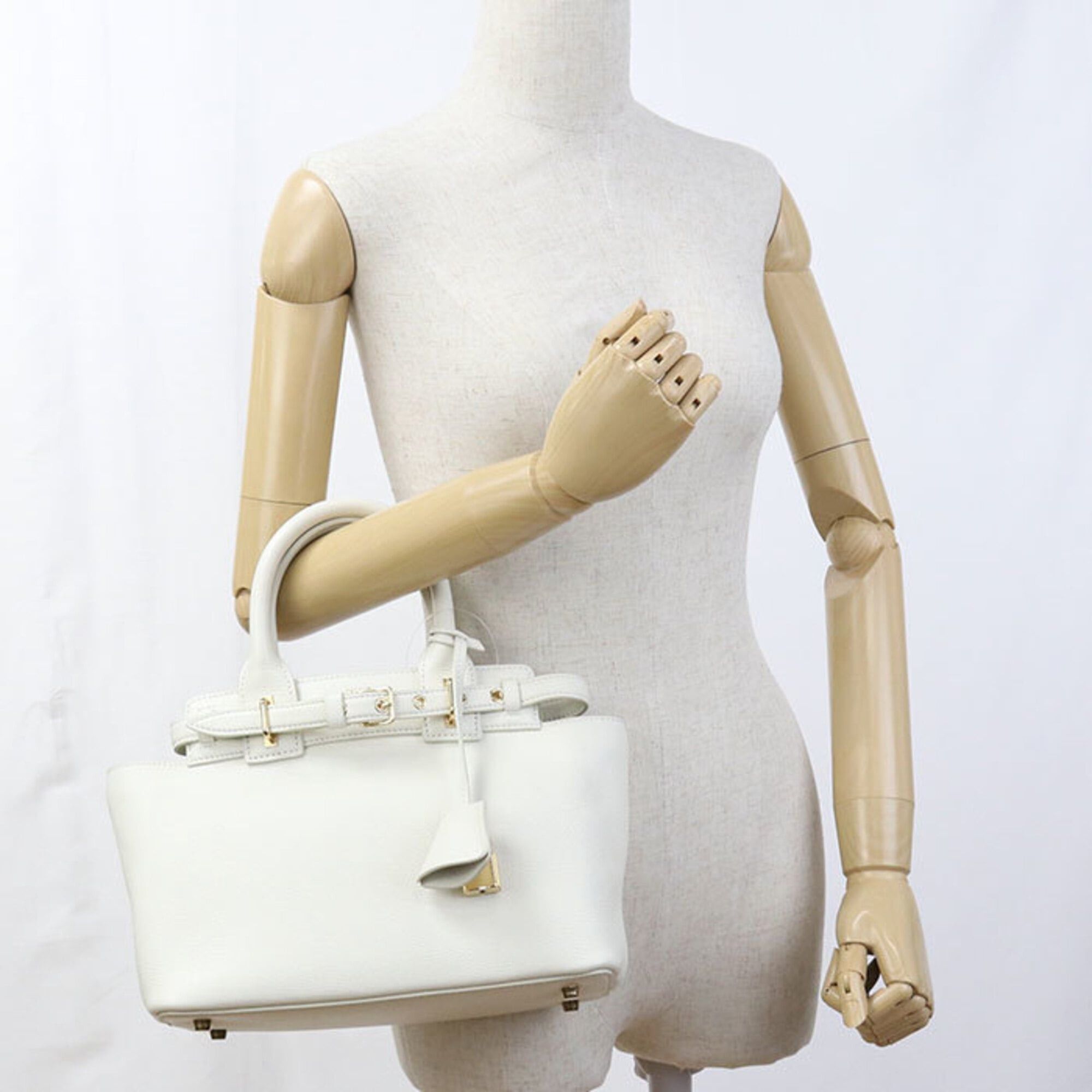 Celine Celine Tote Bag 11454 3ET7 Conti Teen Women's White Size ONE SIZE - 8 Thumbnail