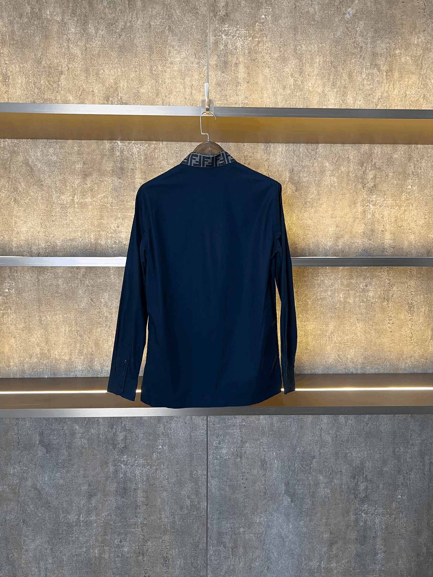 Fendi Fendi All-Over Print Collar Shirt Size US XXS / EU 40 - 2 Thumbnail