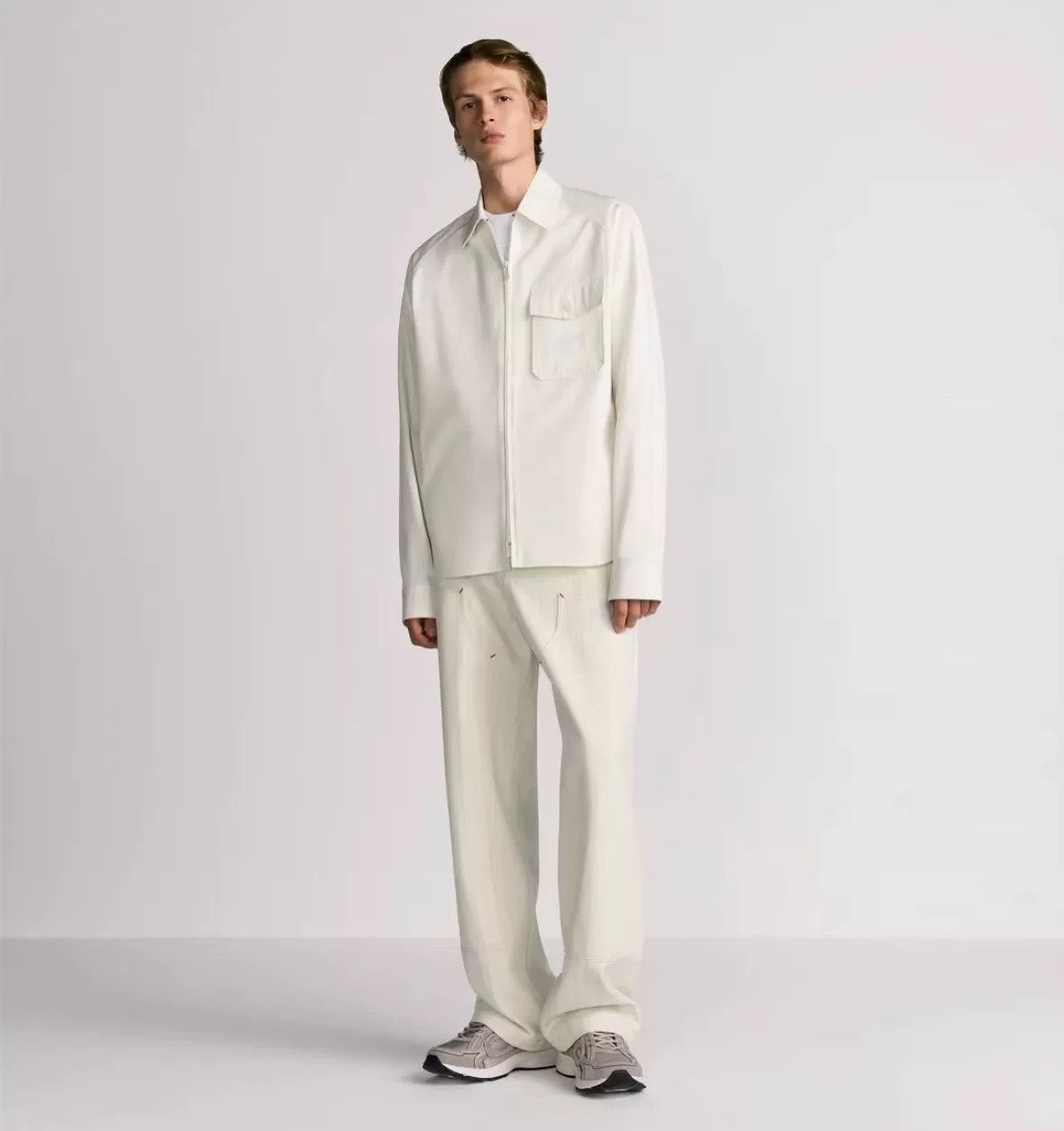 Dior Dior 2025 White Embroidered Cotton Jacket Size US M / EU 48-50 / 2 - 8 Thumbnail