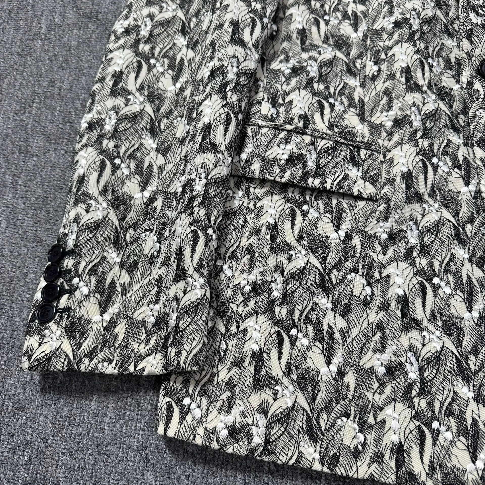 Dior Dior Homme 2017FW Wool Bellflower Blazer Size US S / EU 44-46 / 1 - 2 Thumbnail