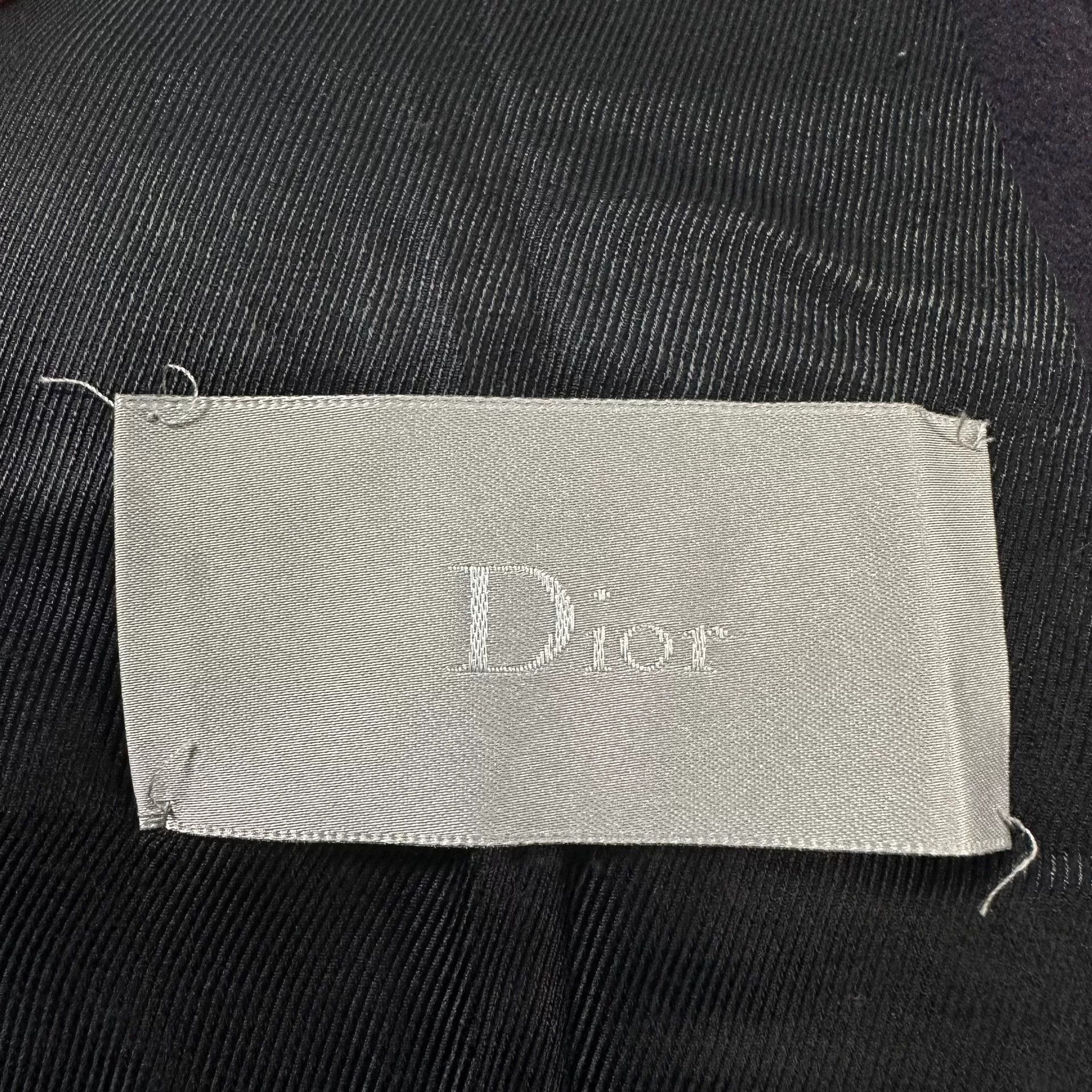 Dior Dior Navy Mid-Length Wool Coat Size US M / EU 48-50 / 2 - 4 Thumbnail