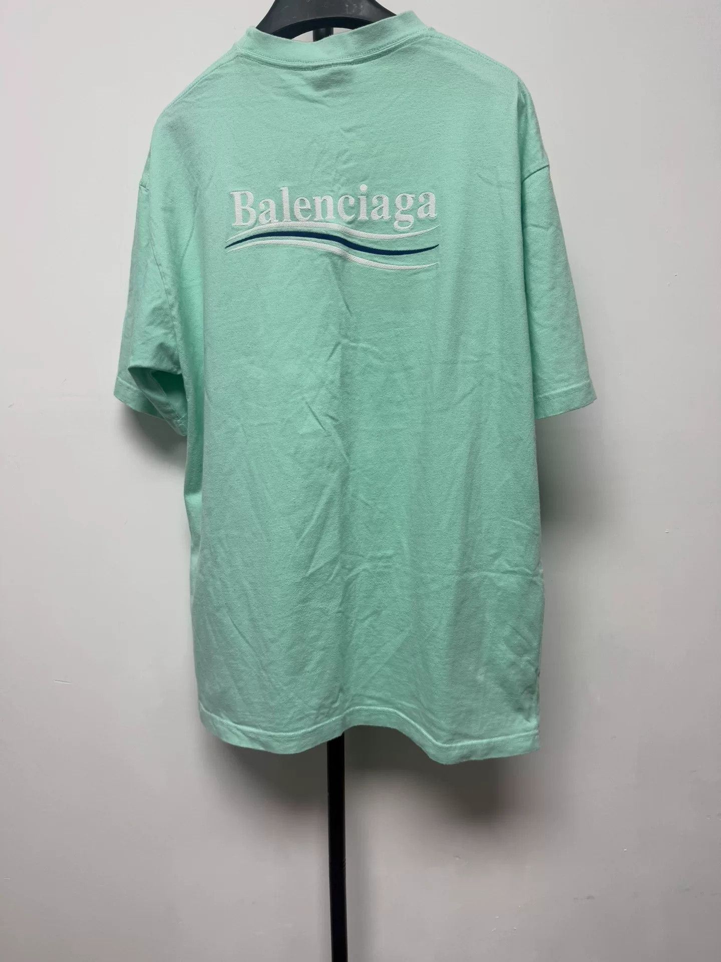 Balenciaga Balenciaga Logo Crewneck Oversized Short-Sleeve T-Shirt Size XS / US 0-2 / IT 36-38 - 2 Thumbnail